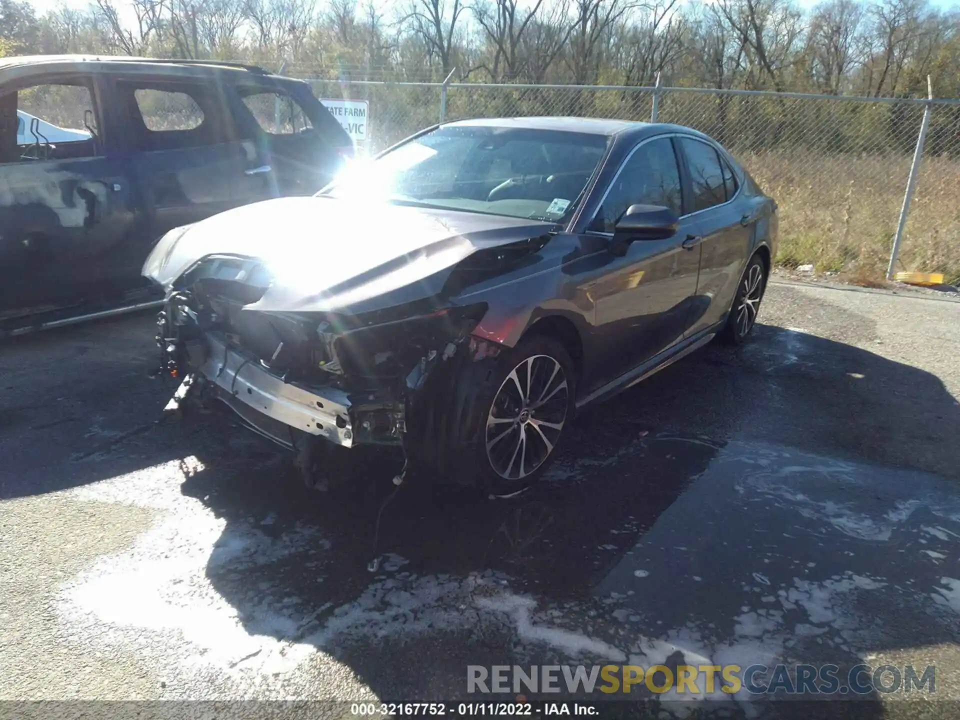 2 Photograph of a damaged car 4T1G11AK9LU391787 TOYOTA CAMRY 2020