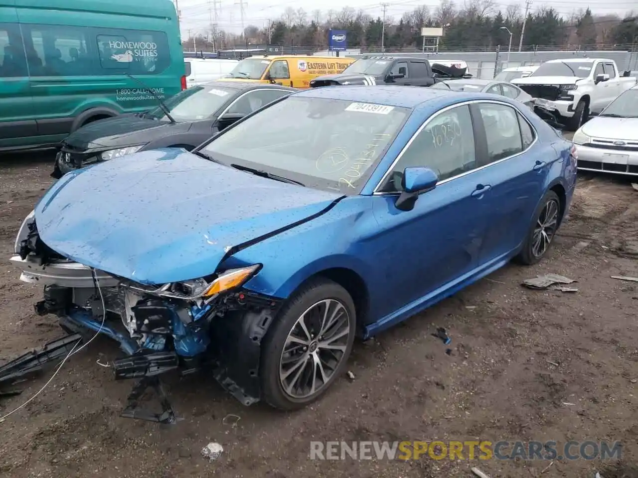 2 Photograph of a damaged car 4T1G11AK9LU399002 TOYOTA CAMRY 2020