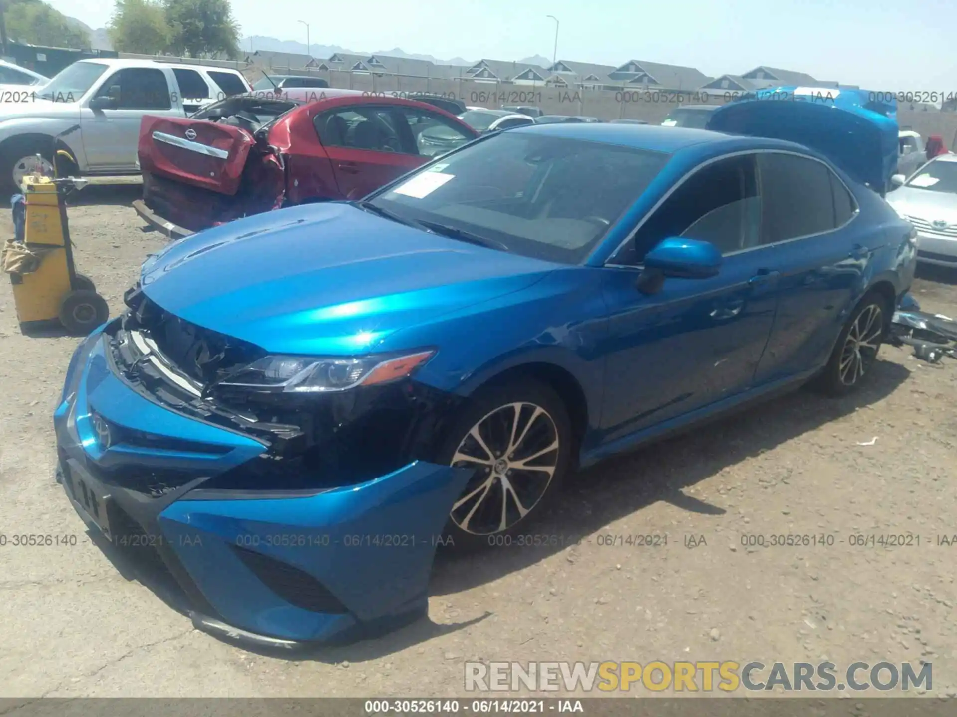 2 Photograph of a damaged car 4T1G11AK9LU399517 TOYOTA CAMRY 2020