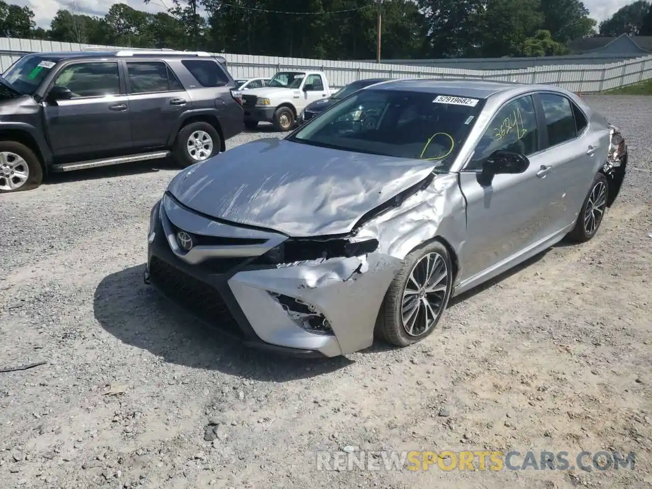 2 Photograph of a damaged car 4T1G11AK9LU504508 TOYOTA CAMRY 2020