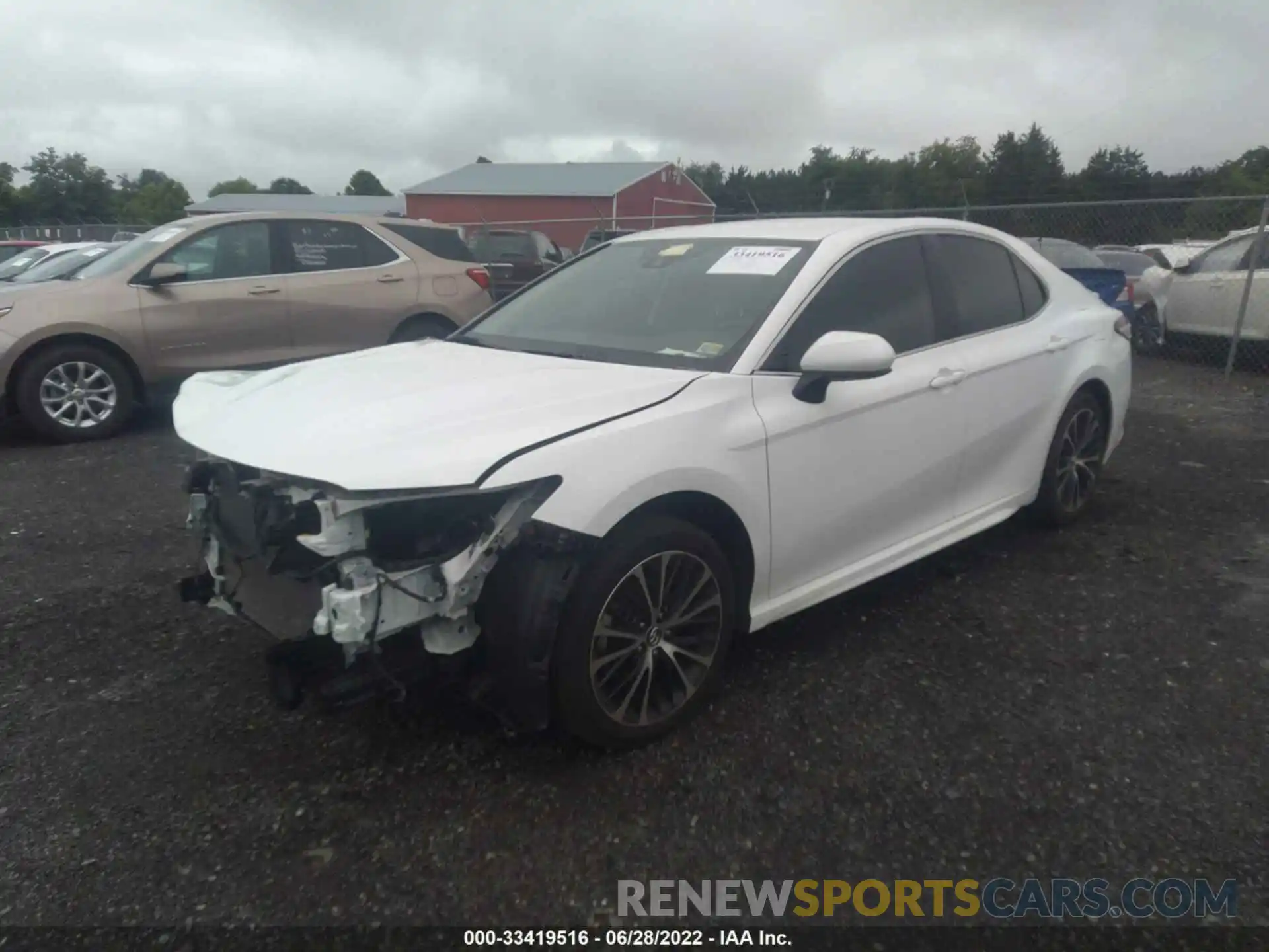 2 Photograph of a damaged car 4T1G11AK9LU859341 TOYOTA CAMRY 2020