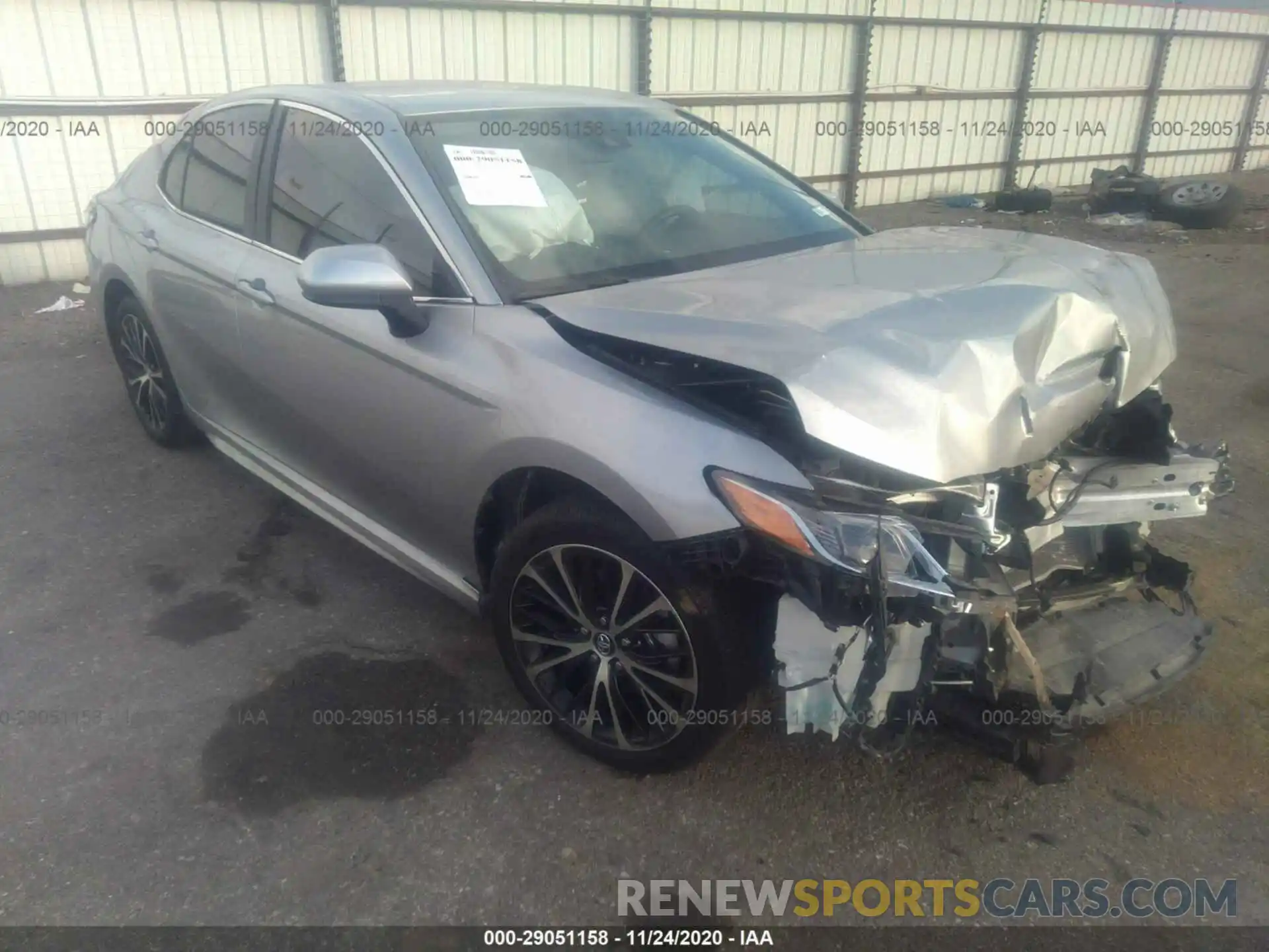 1 Photograph of a damaged car 4T1G11AK9LU870792 TOYOTA CAMRY 2020