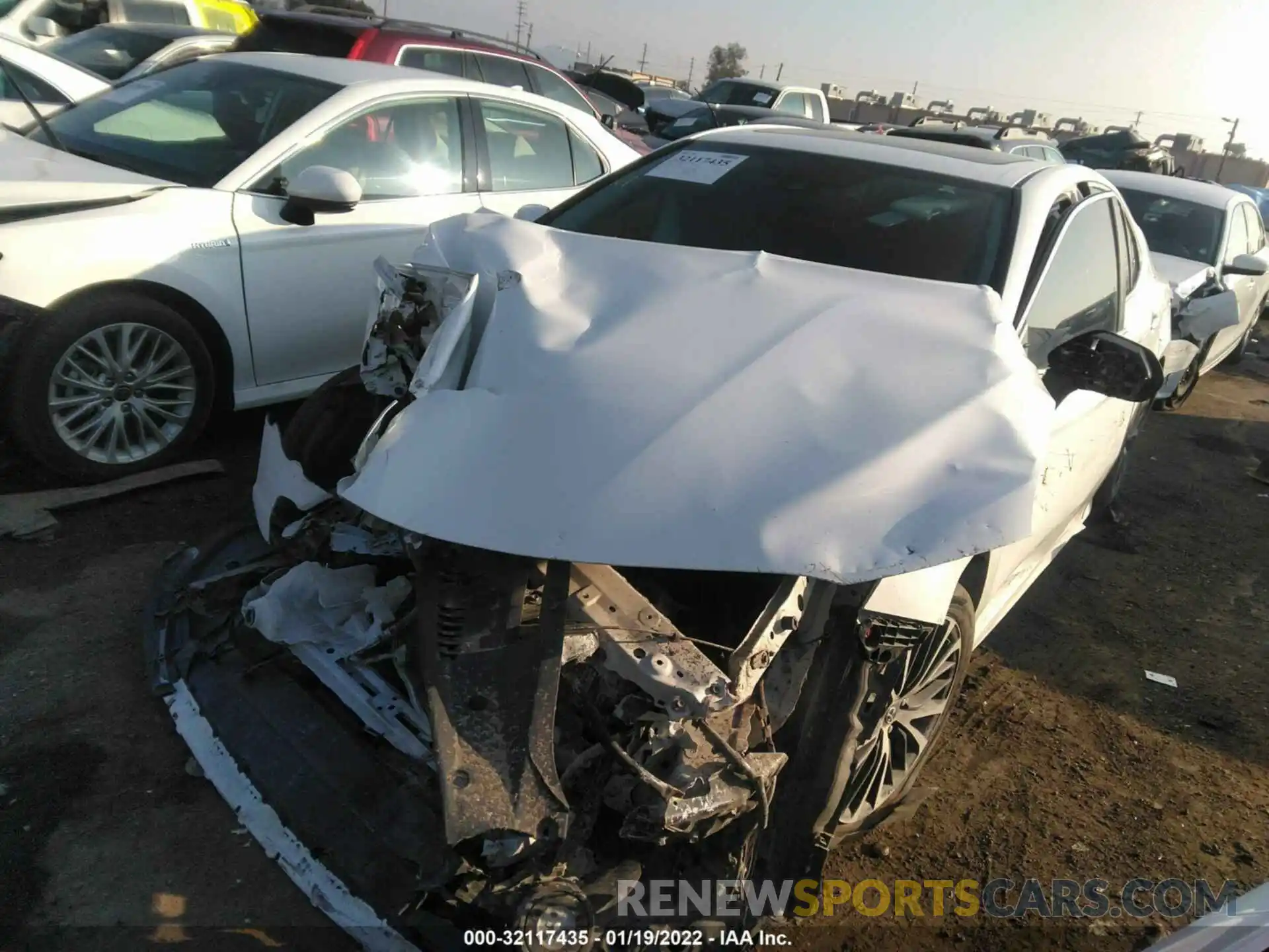 2 Photograph of a damaged car 4T1G11AK9LU876964 TOYOTA CAMRY 2020