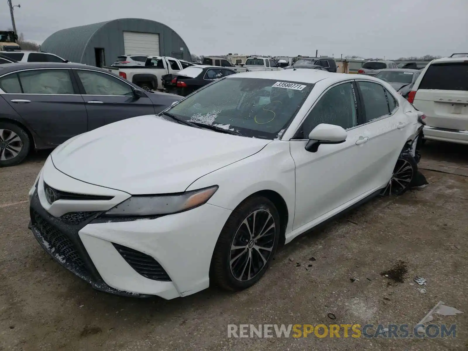 2 Photograph of a damaged car 4T1G11AK9LU878522 TOYOTA CAMRY 2020