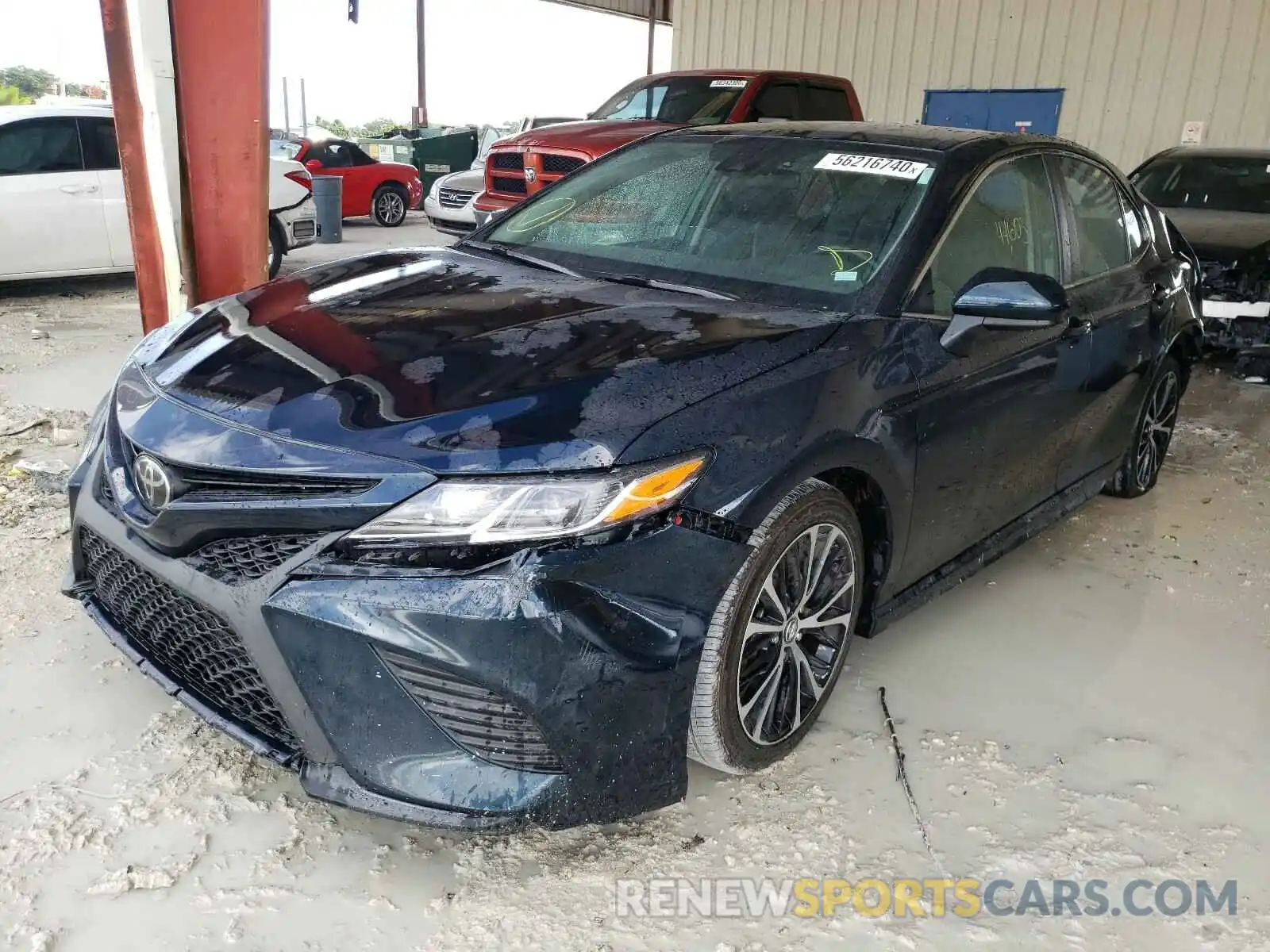 2 Photograph of a damaged car 4T1G11AK9LU878763 TOYOTA CAMRY 2020