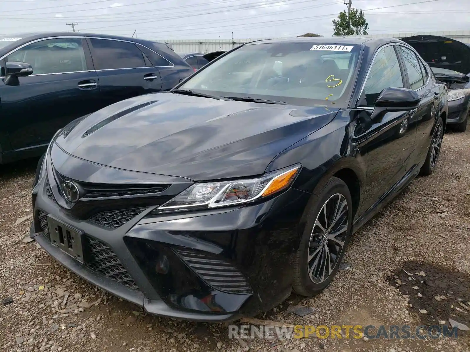 2 Photograph of a damaged car 4T1G11AK9LU878939 TOYOTA CAMRY 2020