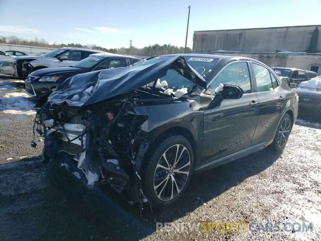 2 Photograph of a damaged car 4T1G11AK9LU885454 TOYOTA CAMRY 2020