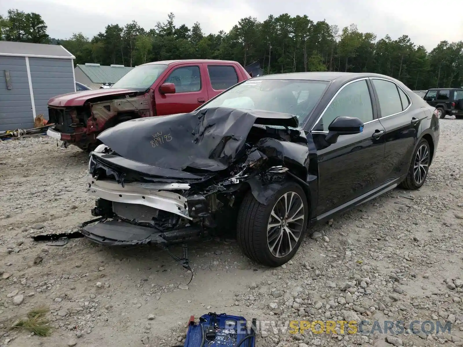 2 Photograph of a damaged car 4T1G11AK9LU889195 TOYOTA CAMRY 2020