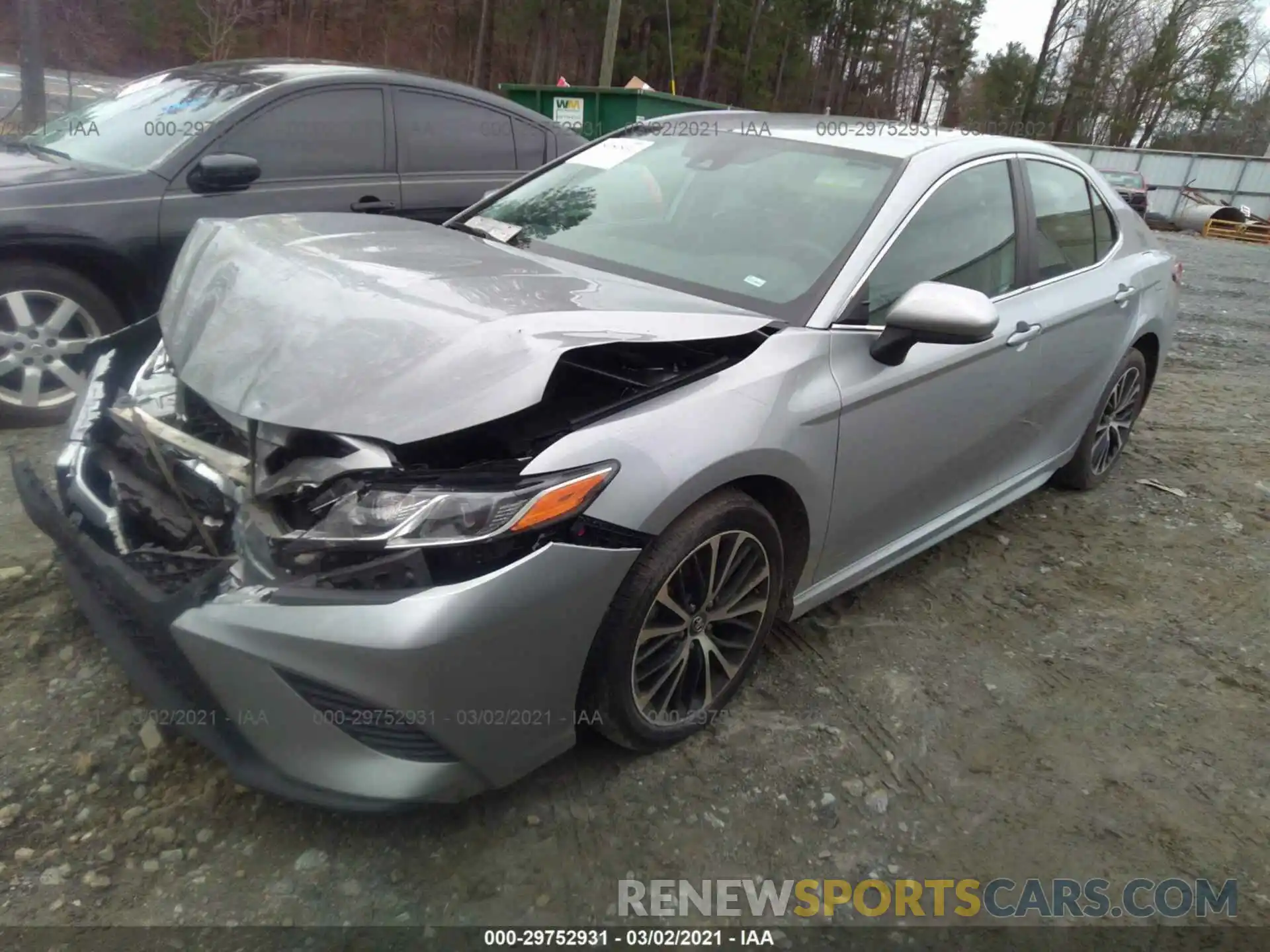 2 Photograph of a damaged car 4T1G11AK9LU890881 TOYOTA CAMRY 2020