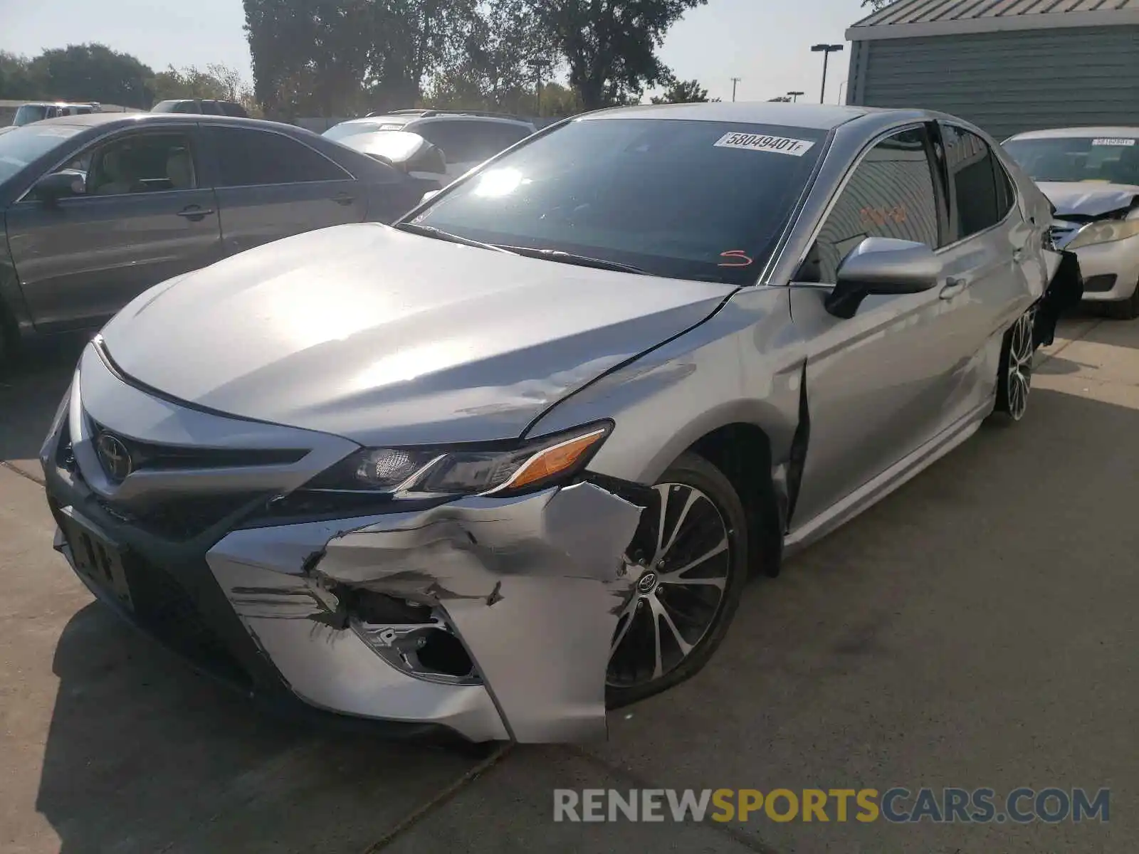 2 Photograph of a damaged car 4T1G11AK9LU903144 TOYOTA CAMRY 2020