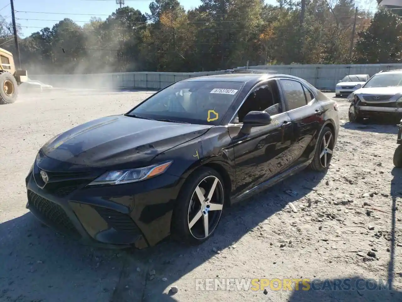 2 Photograph of a damaged car 4T1G11AK9LU903788 TOYOTA CAMRY 2020