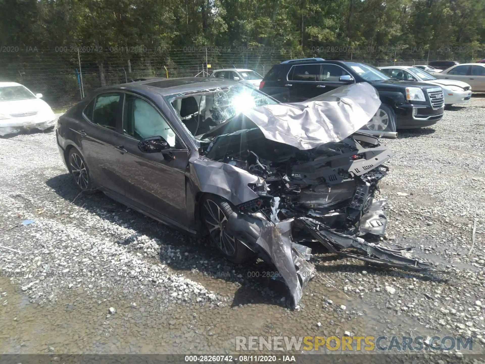 1 Photograph of a damaged car 4T1G11AK9LU905847 TOYOTA CAMRY 2020