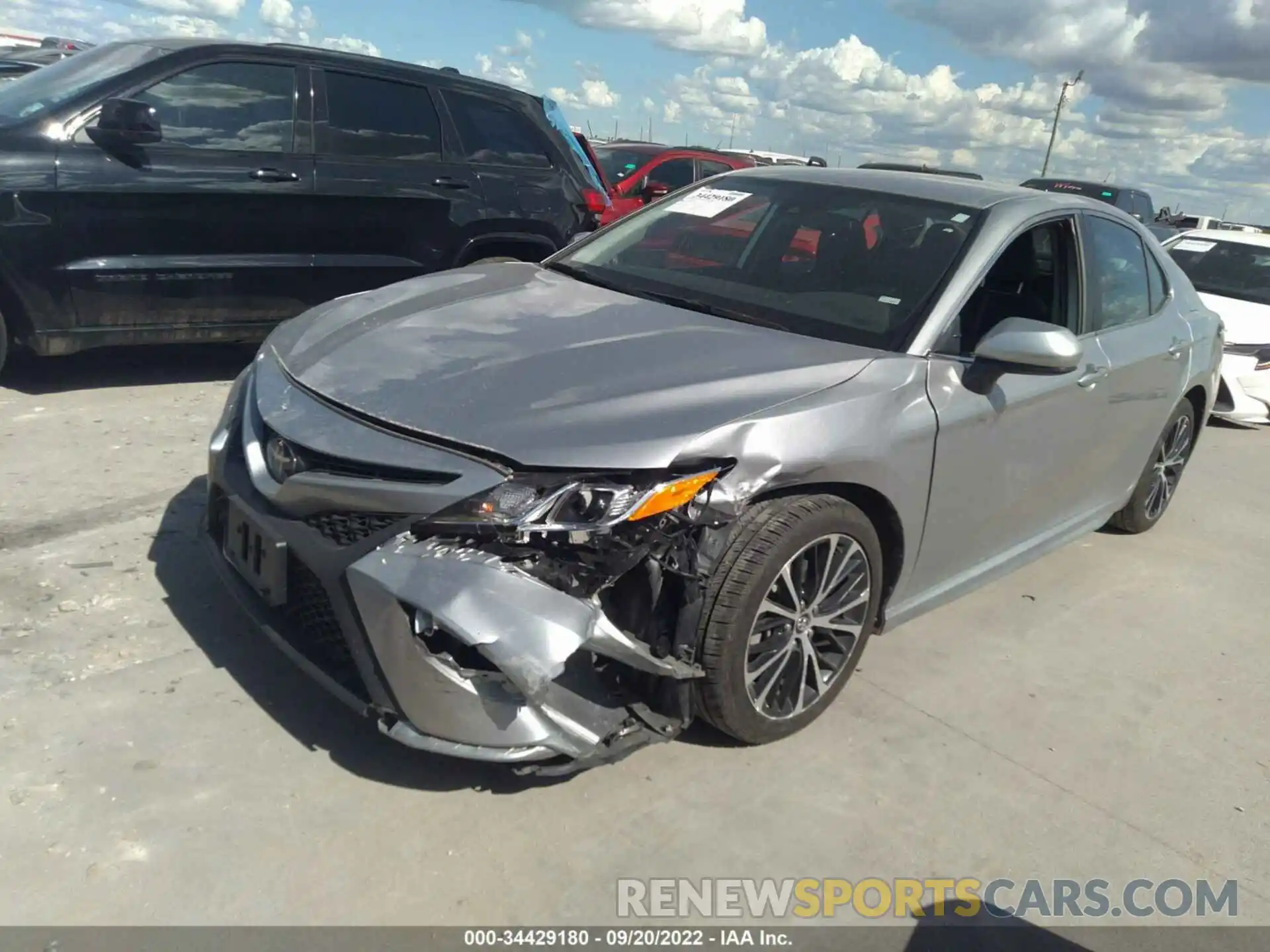 2 Photograph of a damaged car 4T1G11AK9LU907792 TOYOTA CAMRY 2020