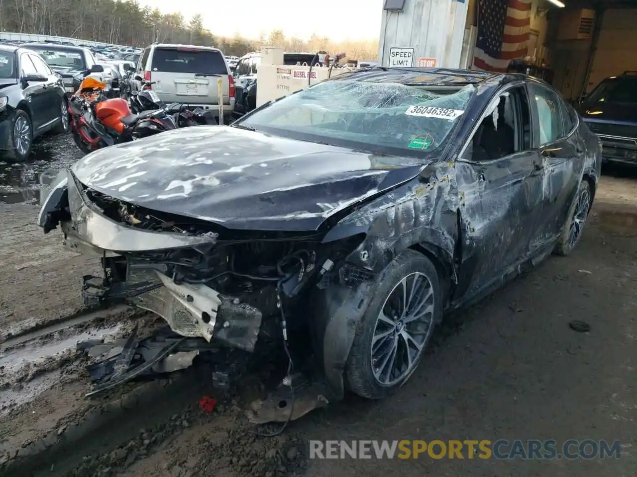 2 Photograph of a damaged car 4T1G11AK9LU911597 TOYOTA CAMRY 2020