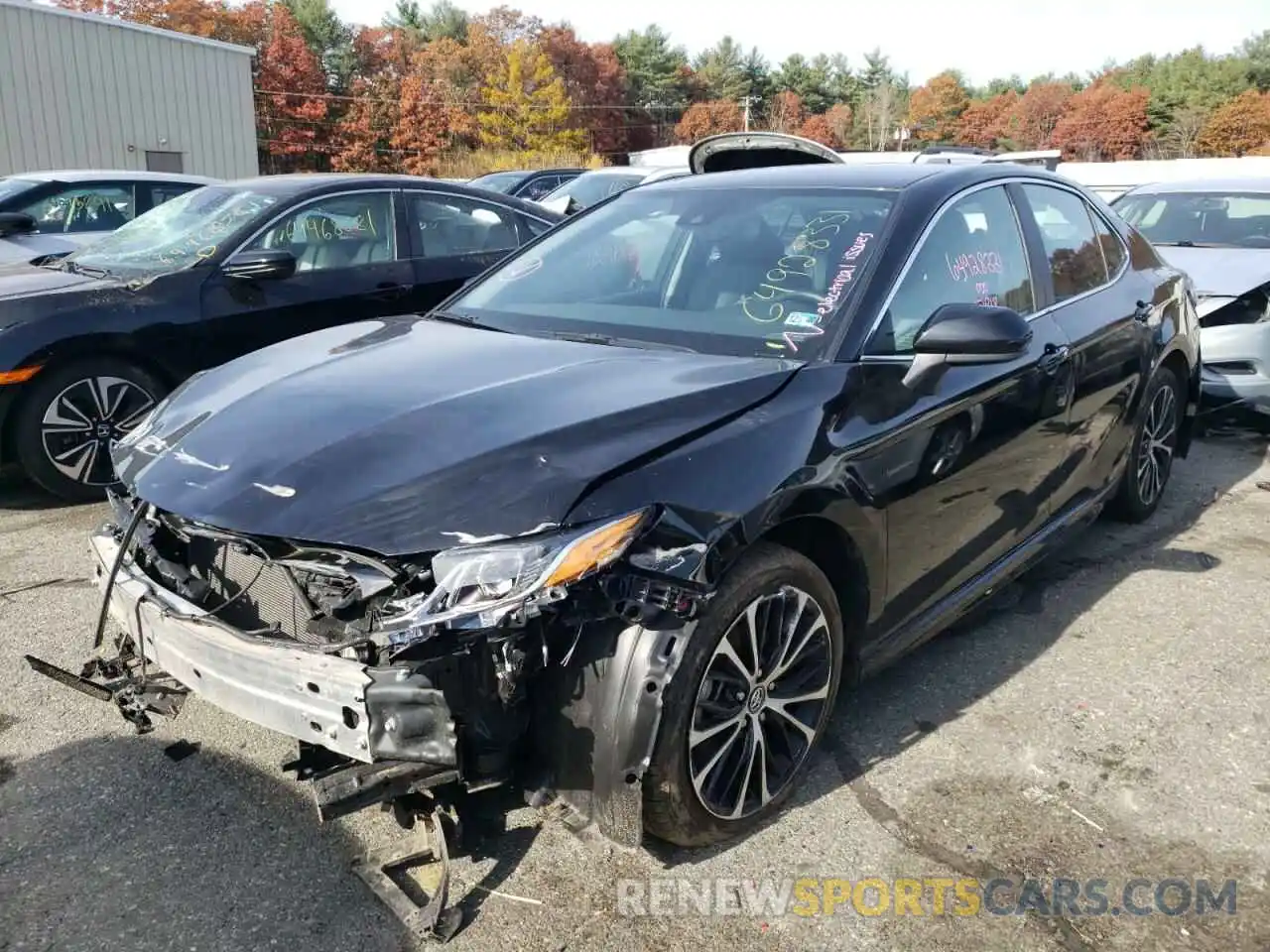 2 Photograph of a damaged car 4T1G11AK9LU918355 TOYOTA CAMRY 2020