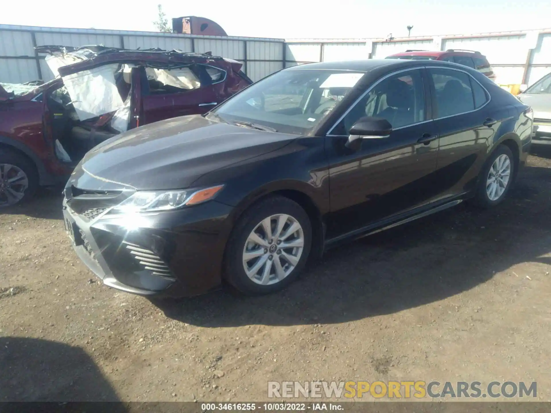 2 Photograph of a damaged car 4T1G11AK9LU922230 TOYOTA CAMRY 2020