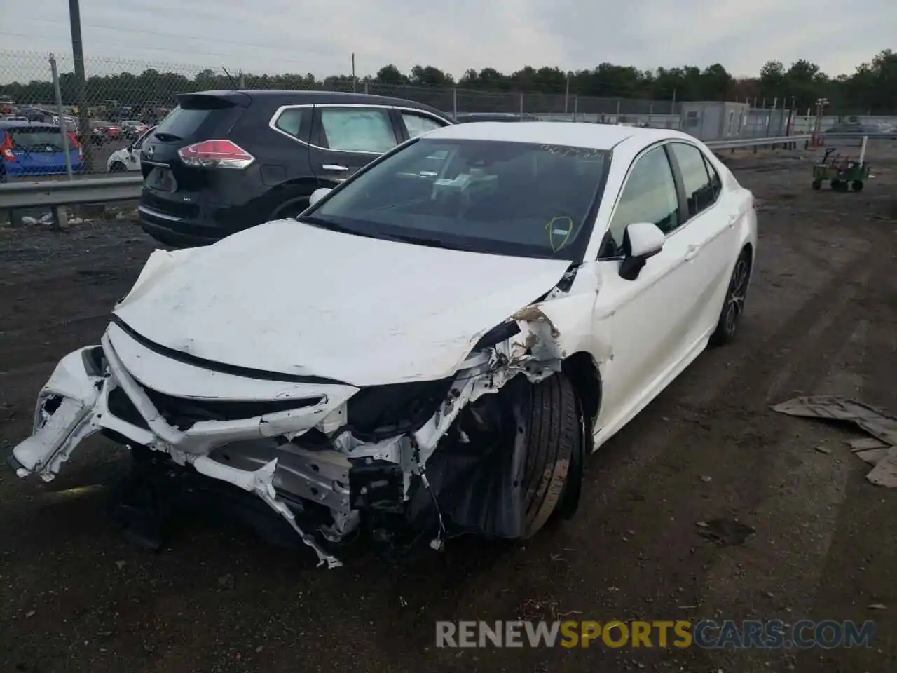 2 Photograph of a damaged car 4T1G11AK9LU928383 TOYOTA CAMRY 2020