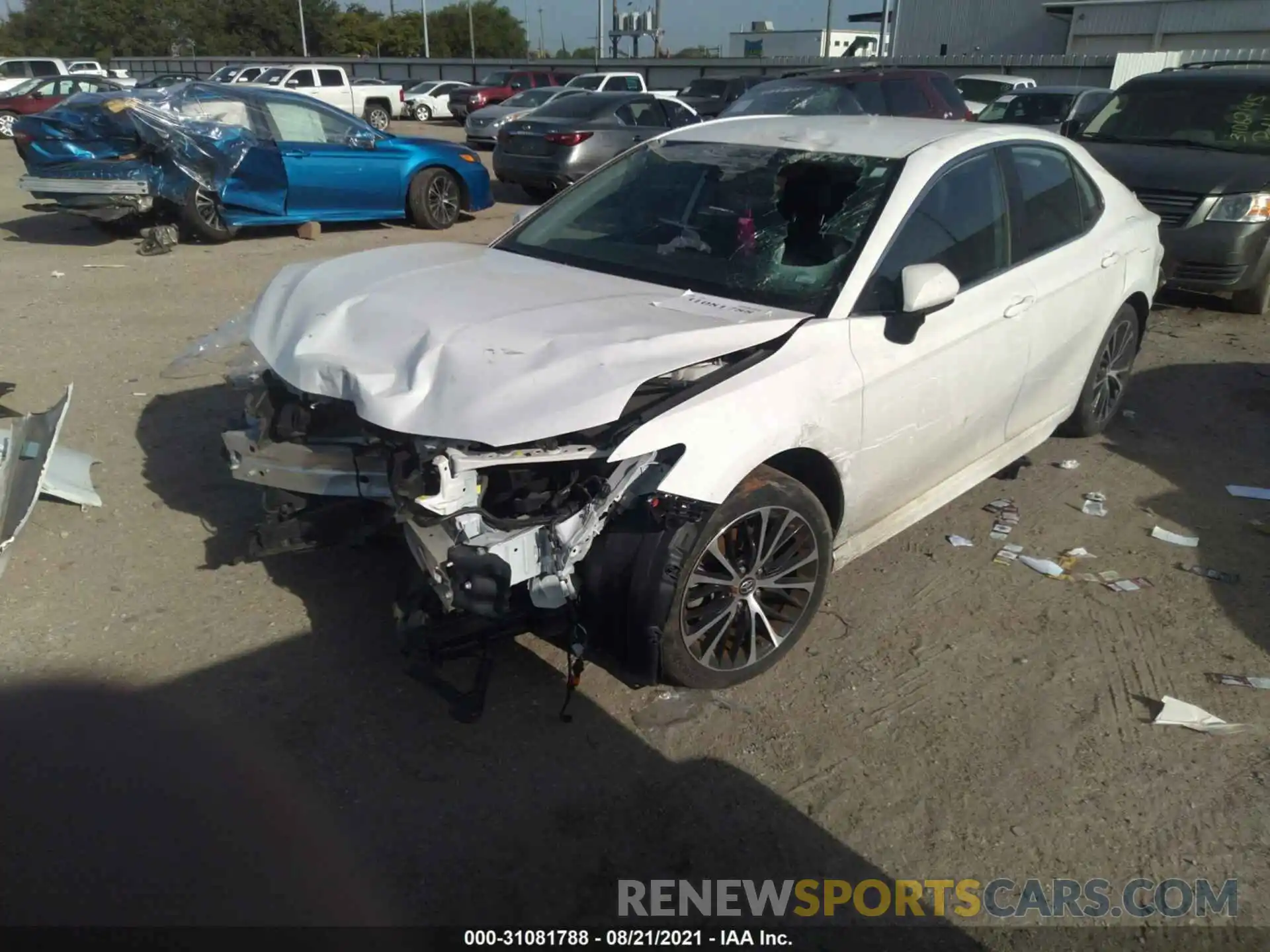 2 Photograph of a damaged car 4T1G11AK9LU929906 TOYOTA CAMRY 2020