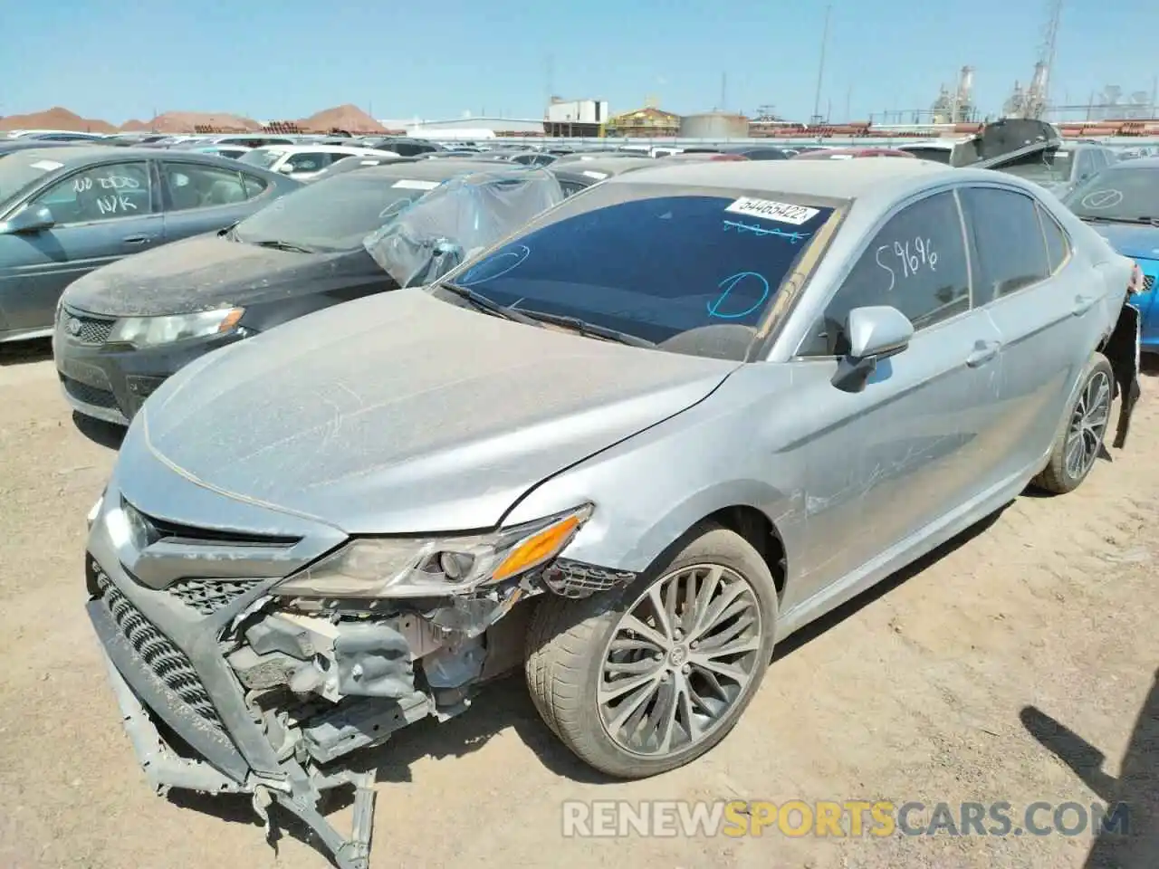 2 Photograph of a damaged car 4T1G11AK9LU930408 TOYOTA CAMRY 2020