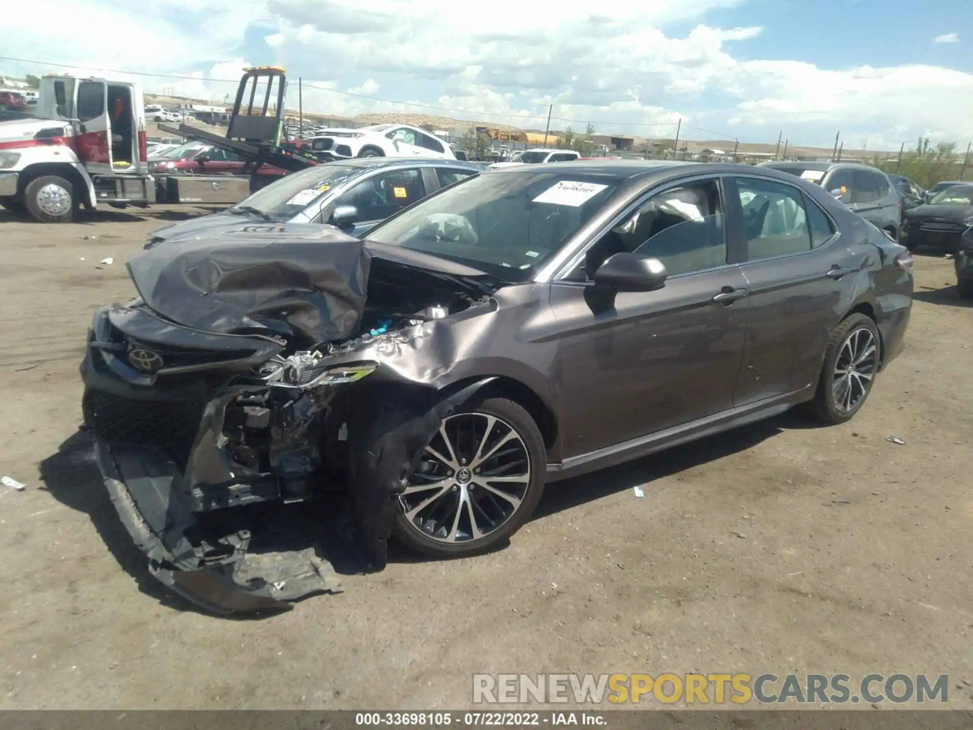 2 Photograph of a damaged car 4T1G11AK9LU932322 TOYOTA CAMRY 2020