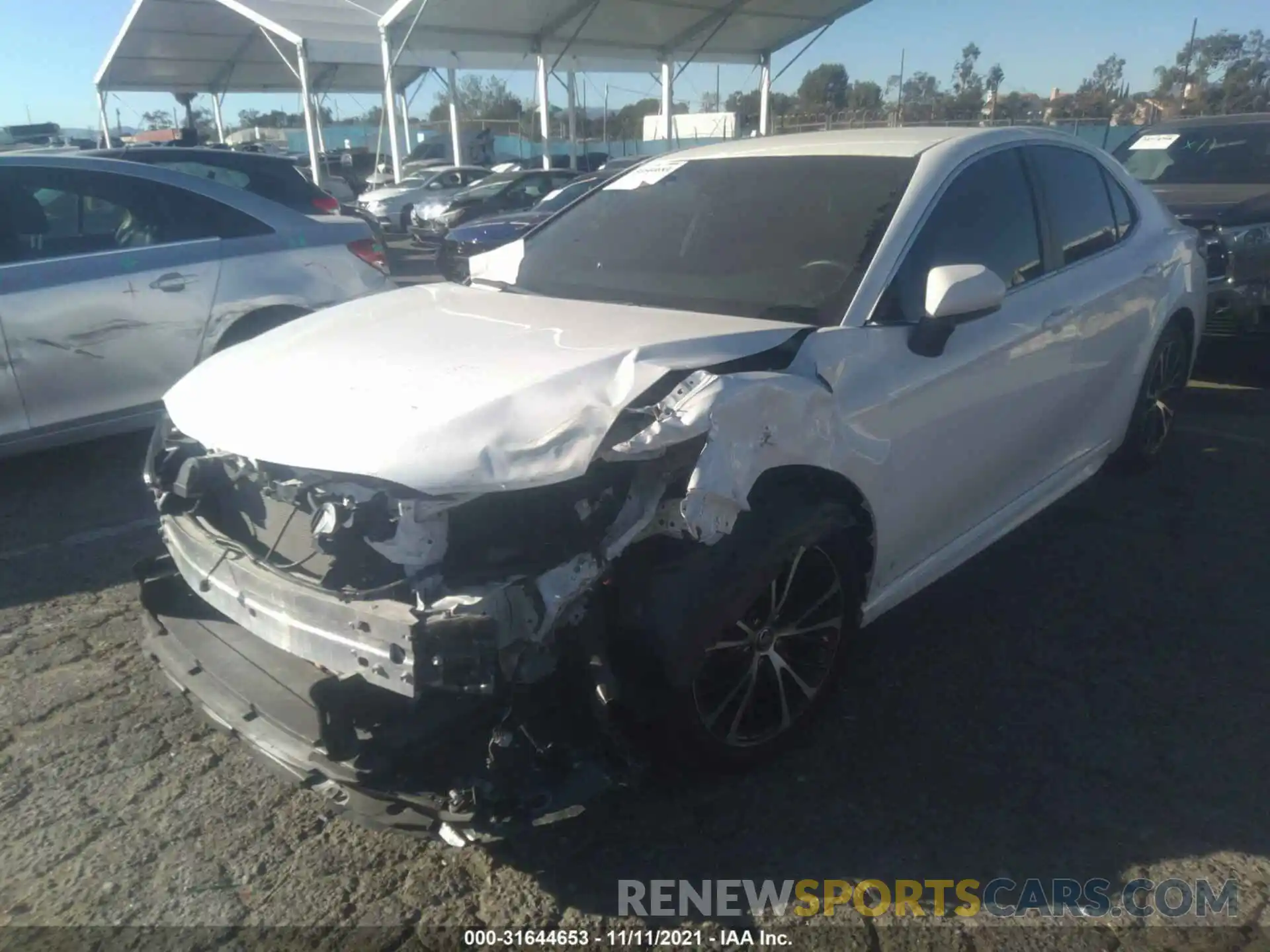 2 Photograph of a damaged car 4T1G11AK9LU945880 TOYOTA CAMRY 2020