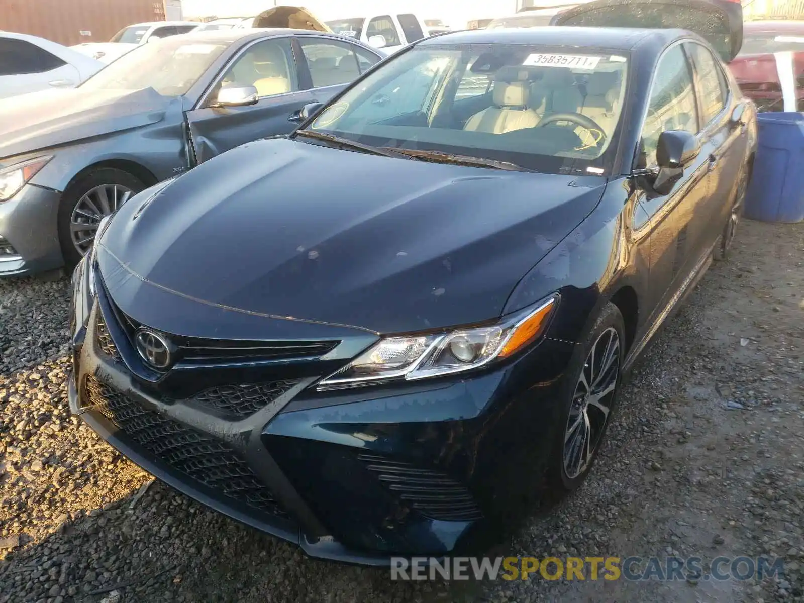 2 Photograph of a damaged car 4T1G11AK9LU946298 TOYOTA CAMRY 2020