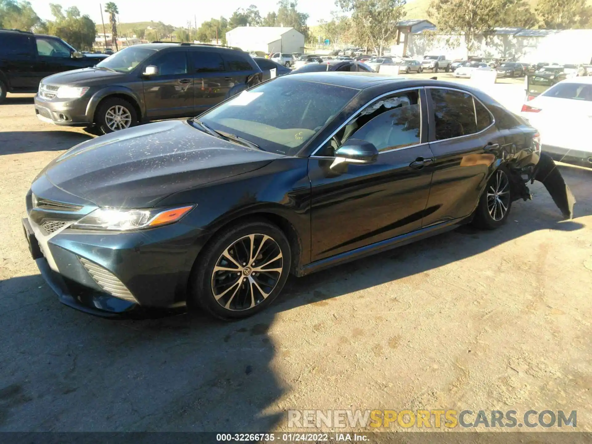 2 Photograph of a damaged car 4T1G11AK9LU955017 TOYOTA CAMRY 2020