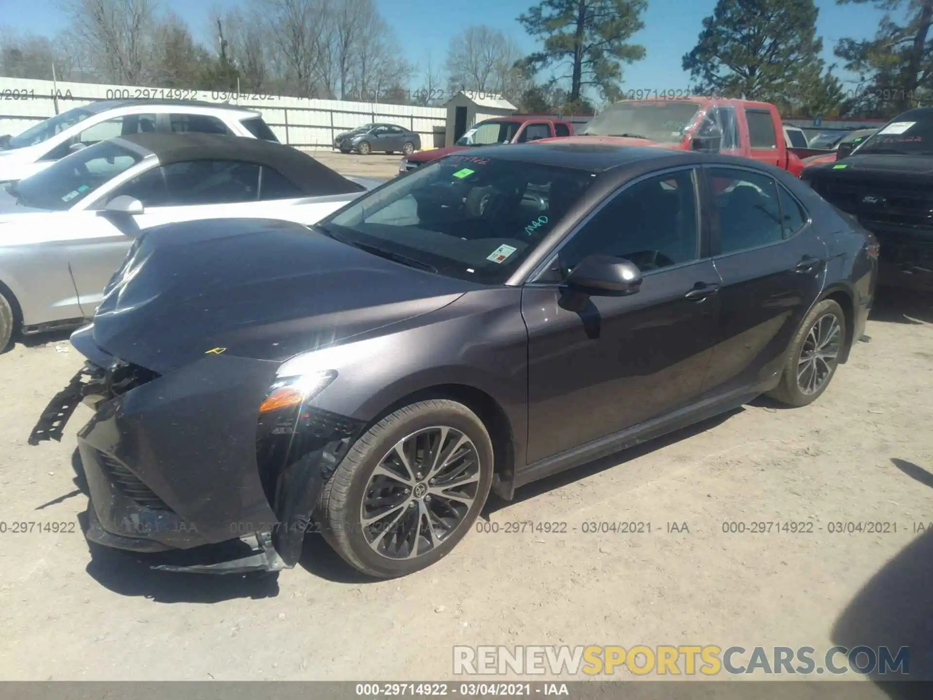 2 Photograph of a damaged car 4T1G11AK9LU957446 TOYOTA CAMRY 2020