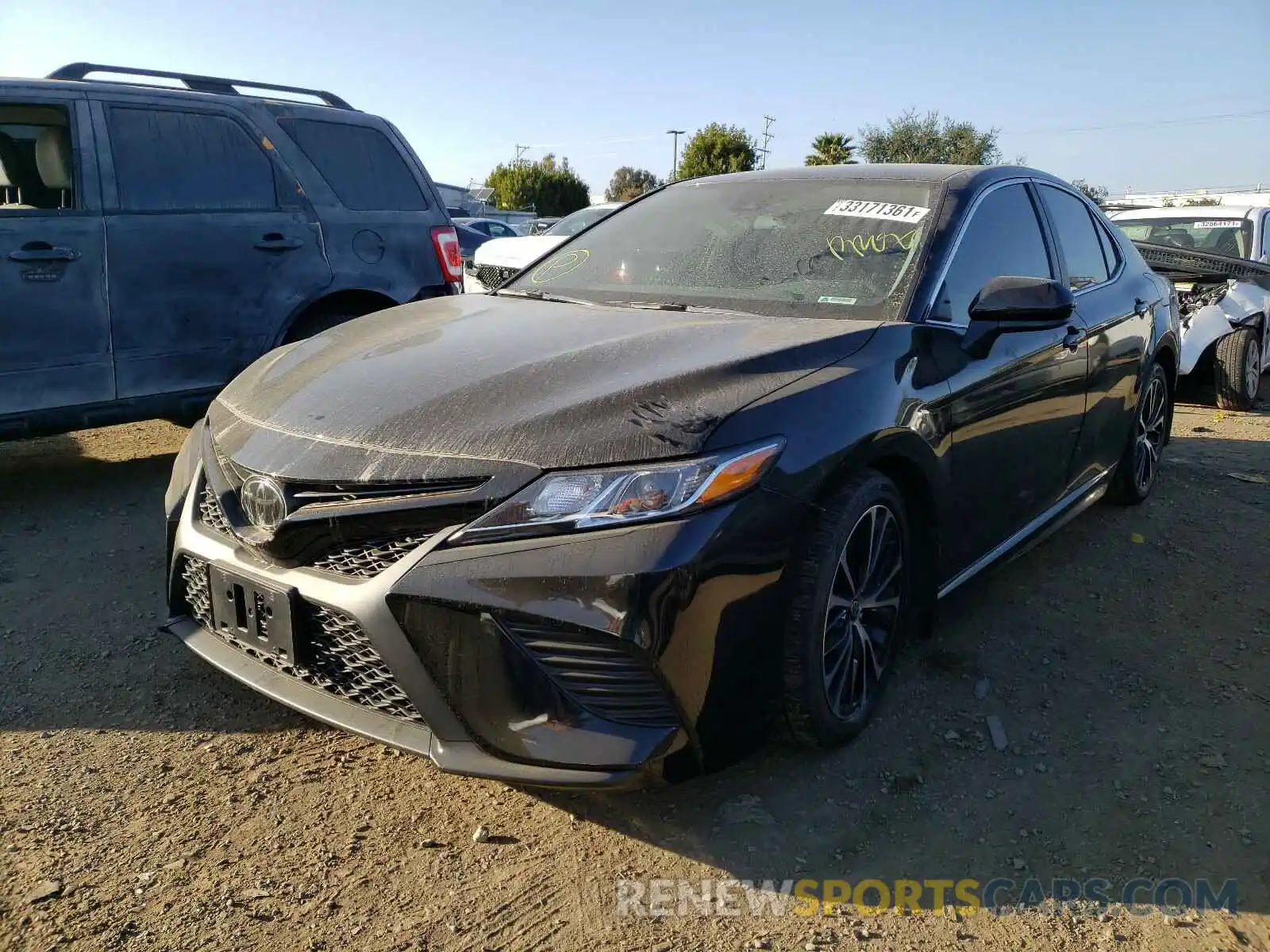 2 Photograph of a damaged car 4T1G11AK9LU957589 TOYOTA CAMRY 2020