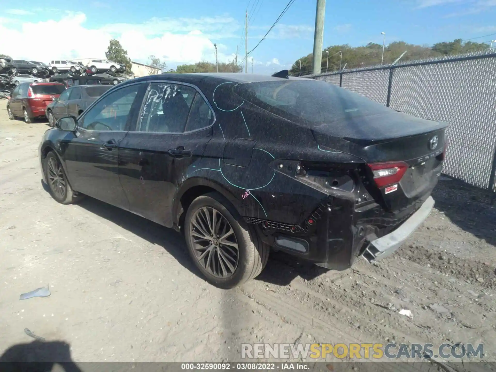 3 Photograph of a damaged car 4T1G11AK9LU961030 TOYOTA CAMRY 2020