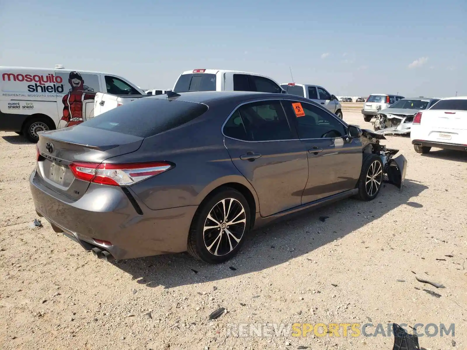 4 Photograph of a damaged car 4T1G11AK9LU962923 TOYOTA CAMRY 2020