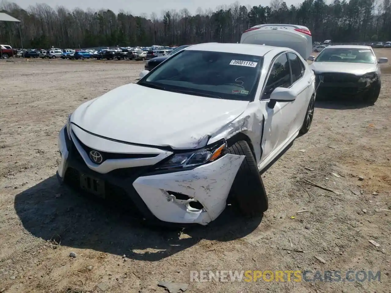 2 Photograph of a damaged car 4T1G11AK9LU964607 TOYOTA CAMRY 2020