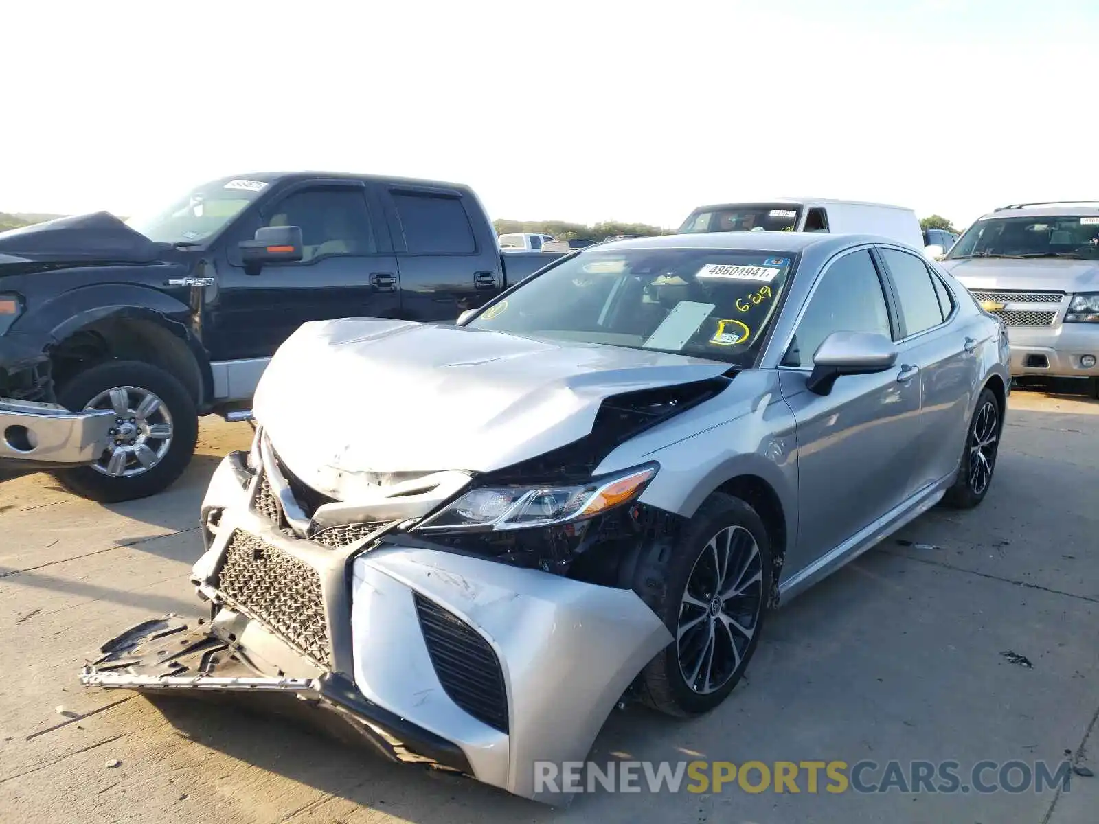 2 Photograph of a damaged car 4T1G11AK9LU964865 TOYOTA CAMRY 2020