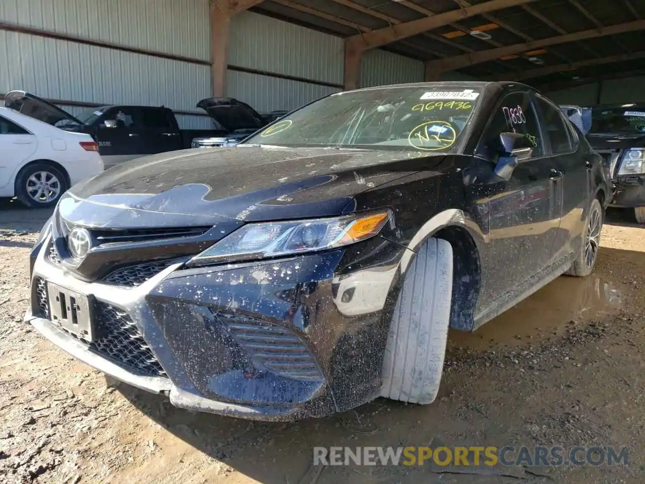 2 Photograph of a damaged car 4T1G11AK9LU969936 TOYOTA CAMRY 2020