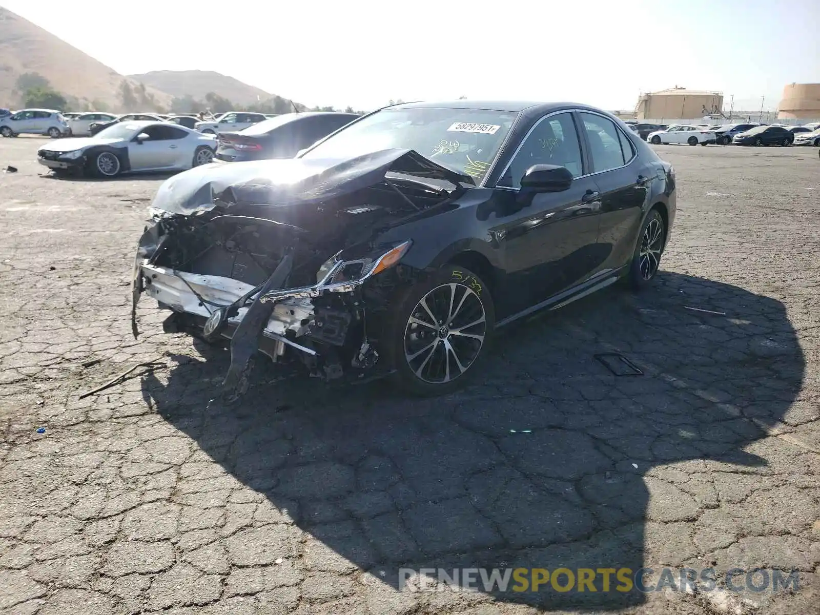 2 Photograph of a damaged car 4T1G11AK9LU969953 TOYOTA CAMRY 2020