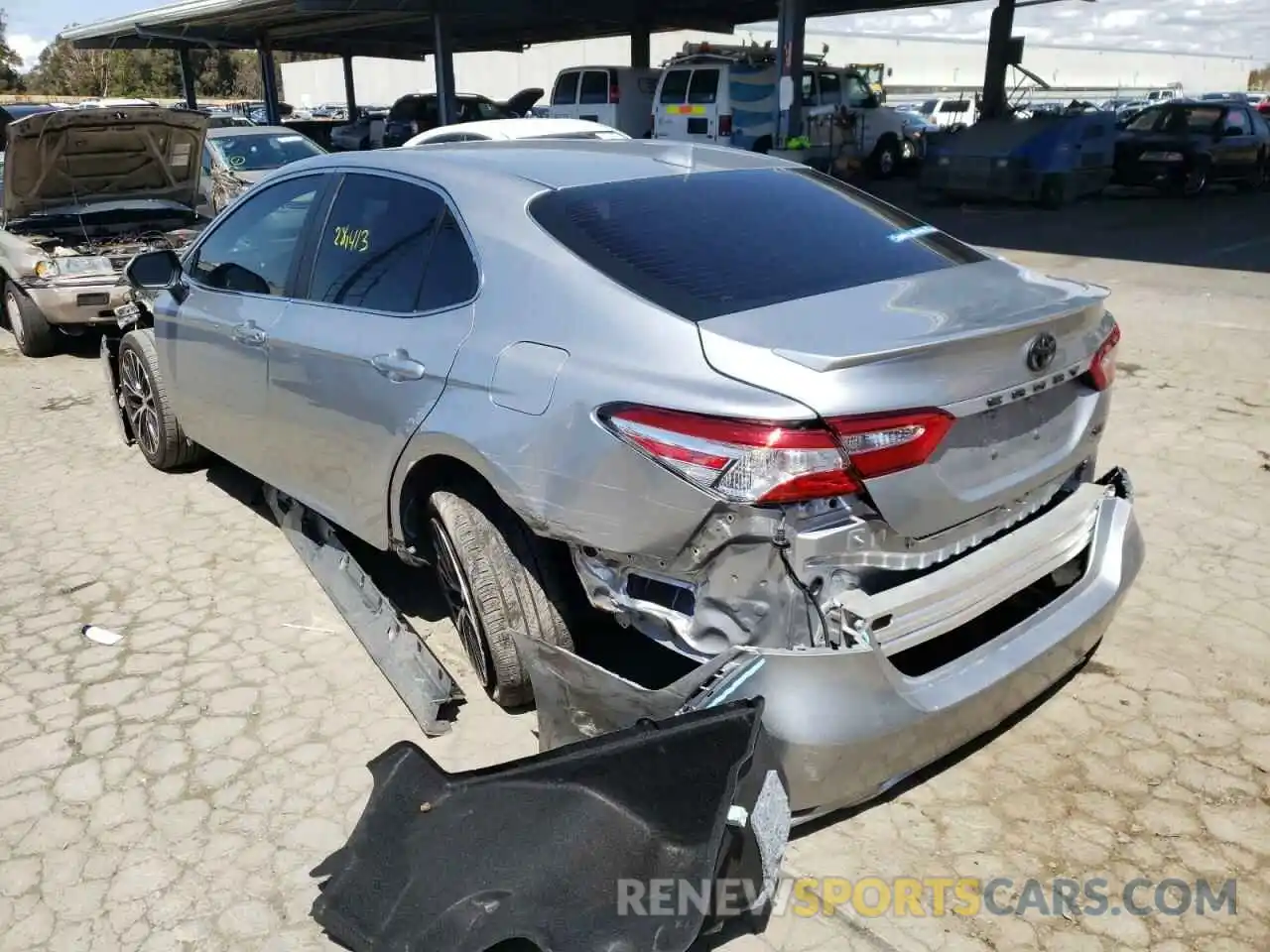 3 Photograph of a damaged car 4T1G11AK9LU971671 TOYOTA CAMRY 2020