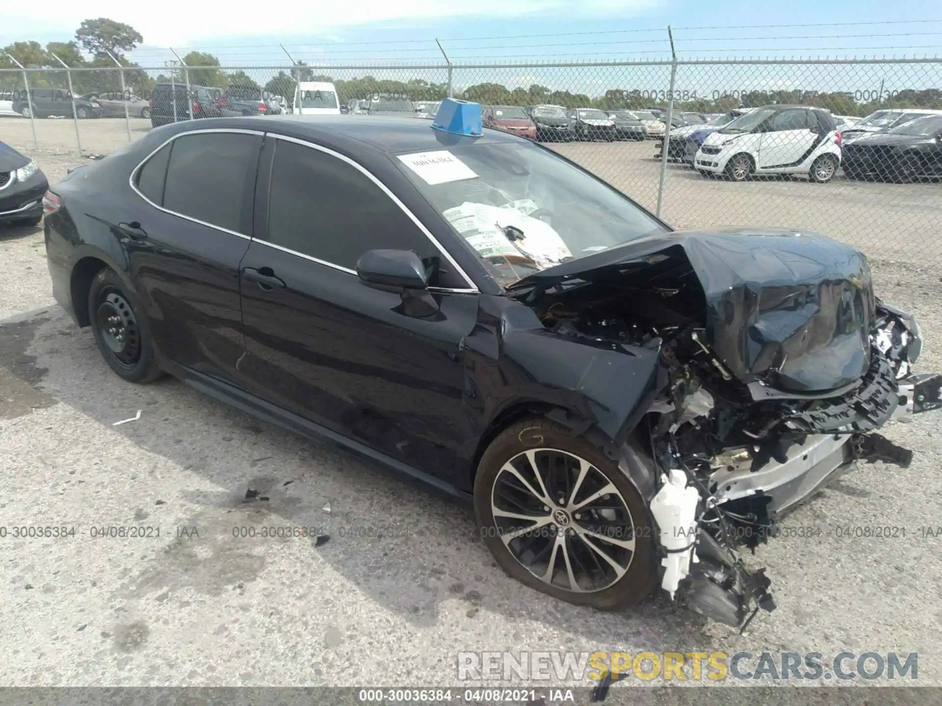 1 Photograph of a damaged car 4T1G11AK9LU973596 TOYOTA CAMRY 2020