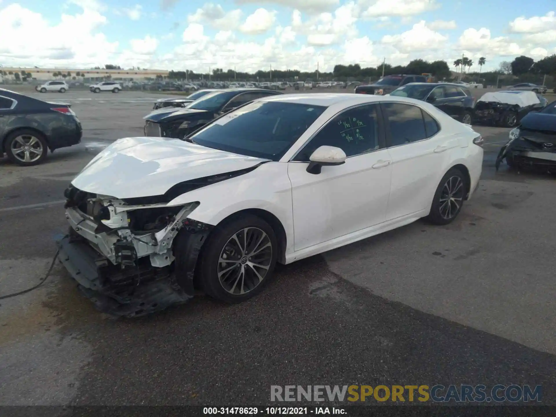 2 Photograph of a damaged car 4T1G11AK9LU981536 TOYOTA CAMRY 2020