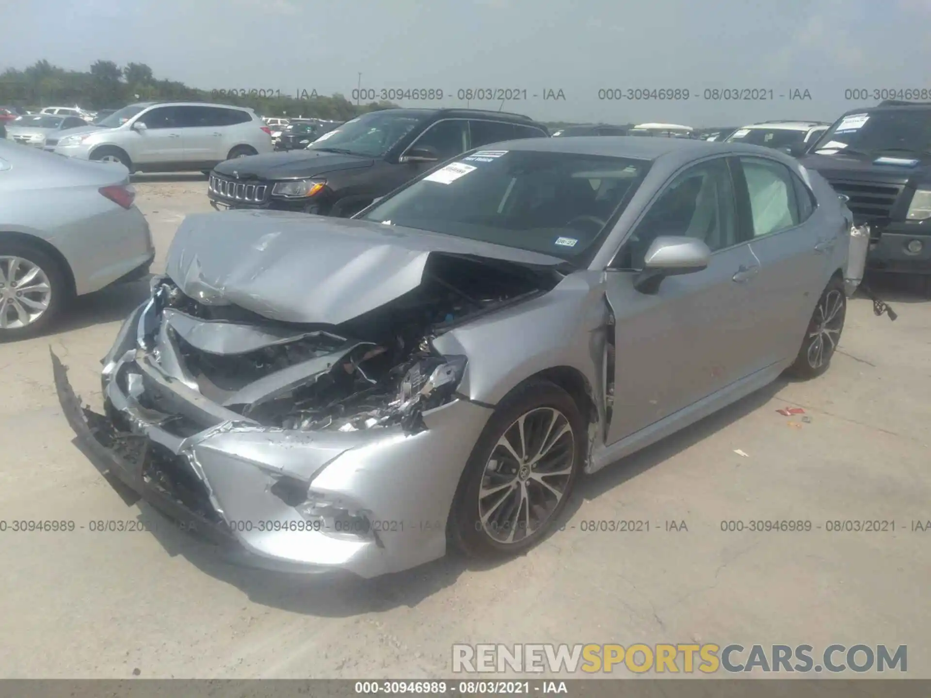 2 Photograph of a damaged car 4T1G11AK9LU986719 TOYOTA CAMRY 2020