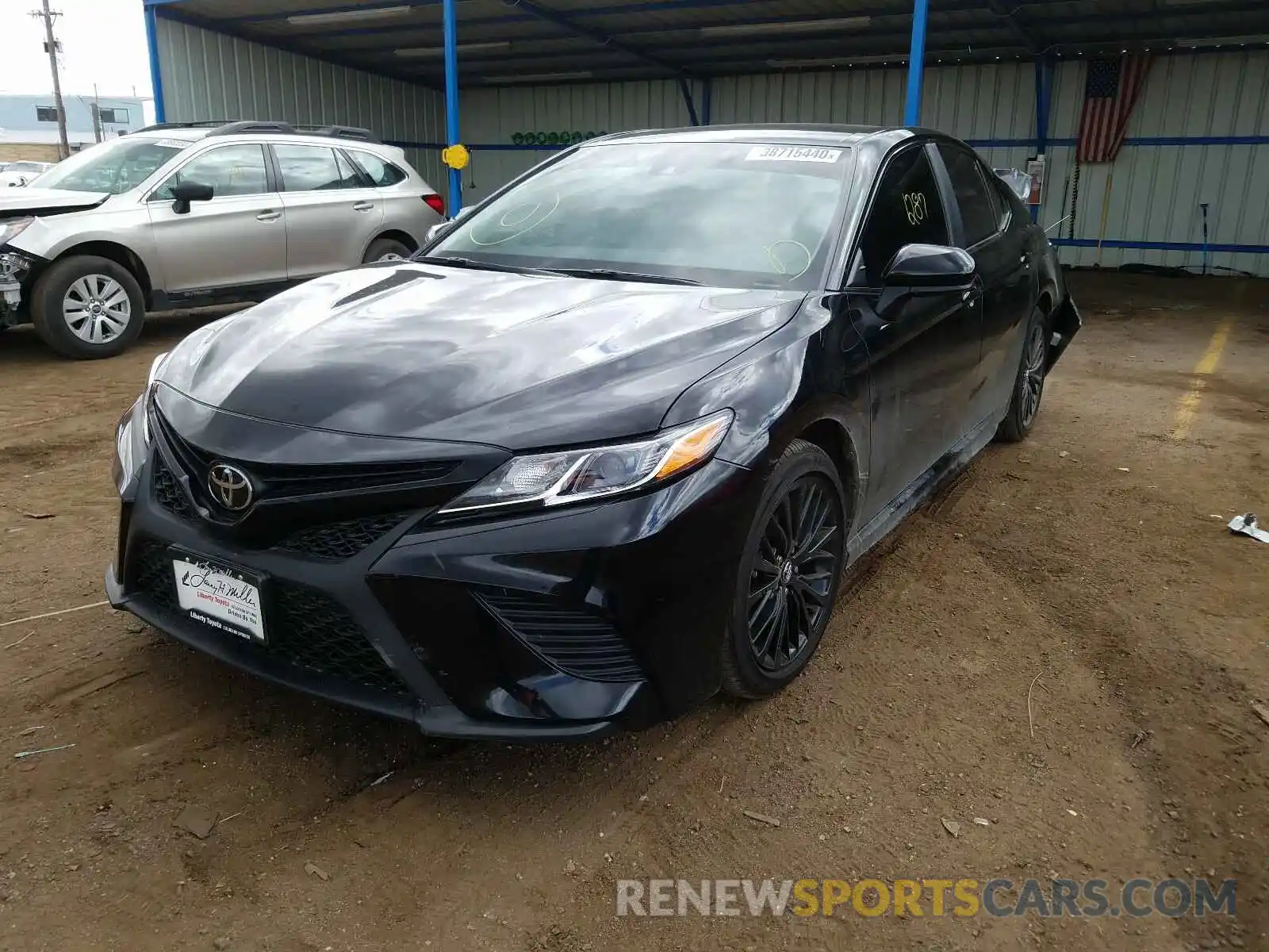 2 Photograph of a damaged car 4T1G11AKXLU303233 TOYOTA CAMRY 2020