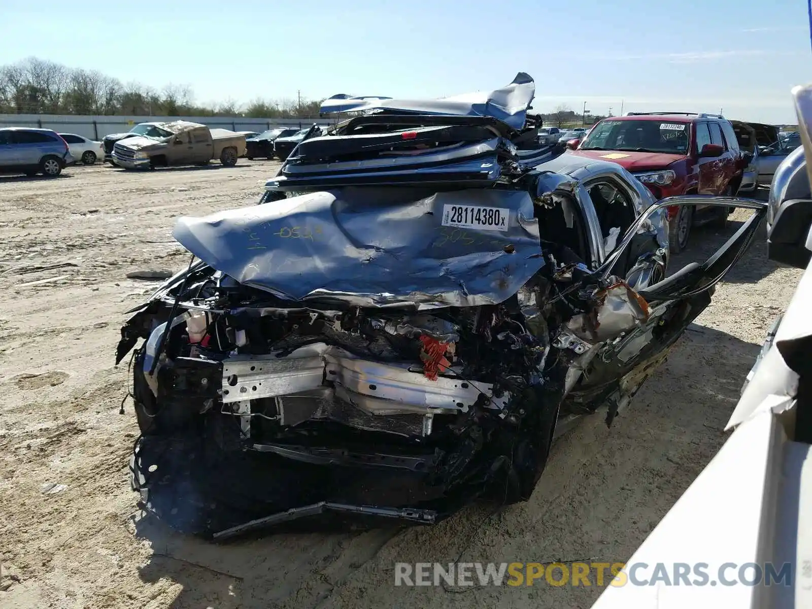 2 Photograph of a damaged car 4T1G11AKXLU305323 TOYOTA CAMRY 2020