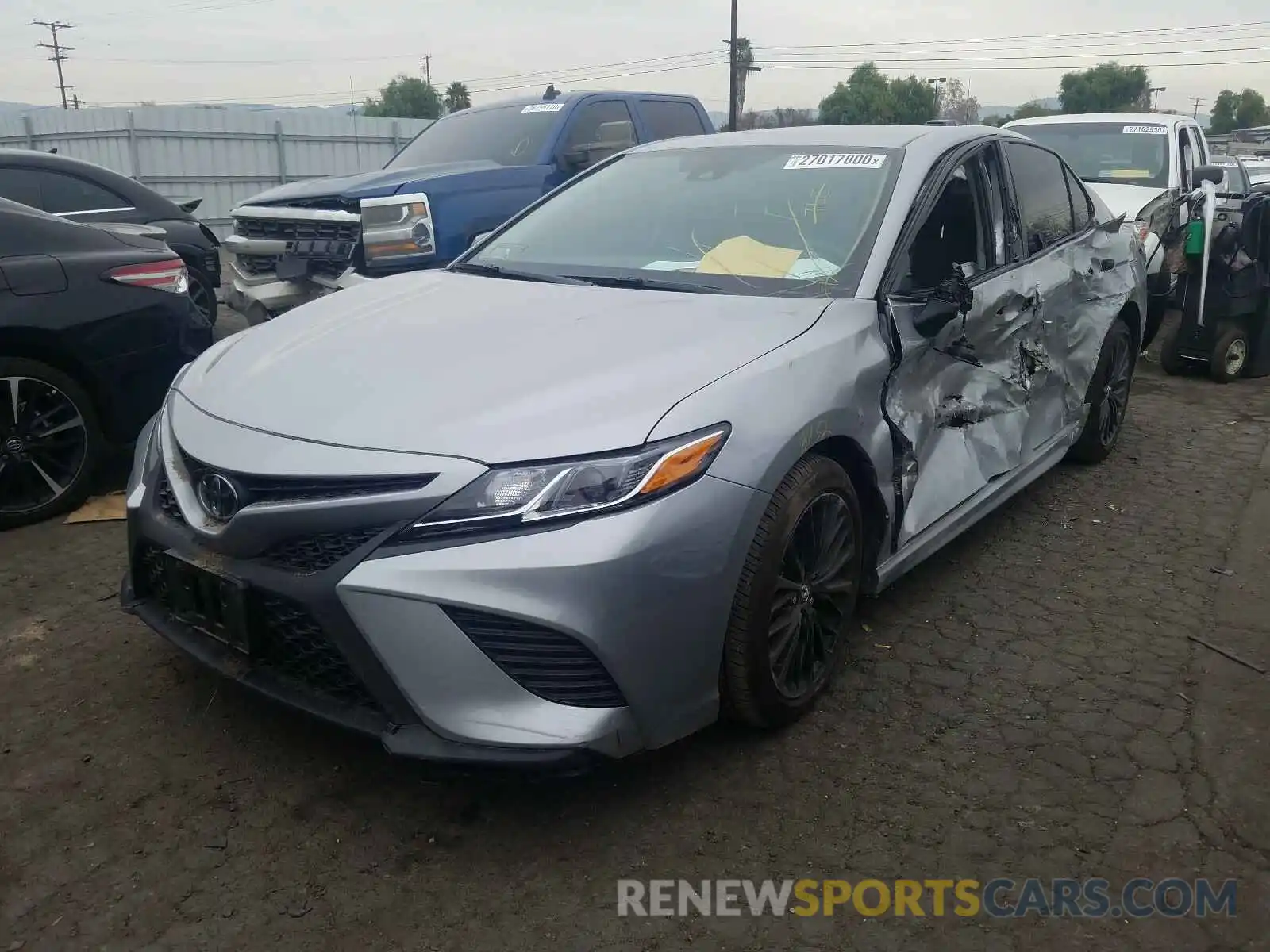 2 Photograph of a damaged car 4T1G11AKXLU308190 TOYOTA CAMRY 2020