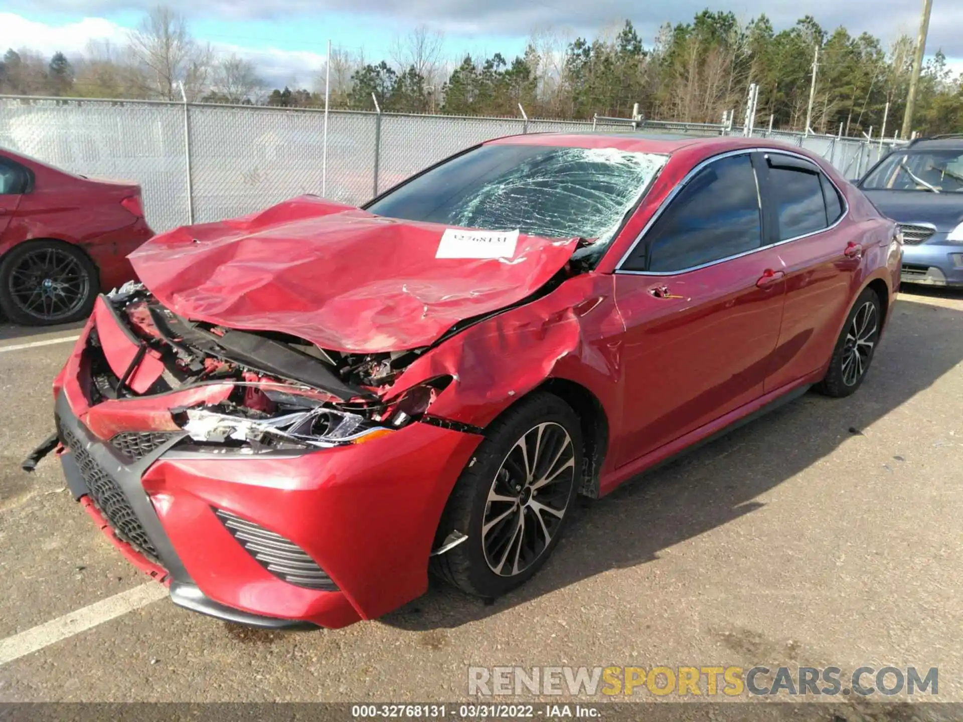 2 Photograph of a damaged car 4T1G11AKXLU316192 TOYOTA CAMRY 2020