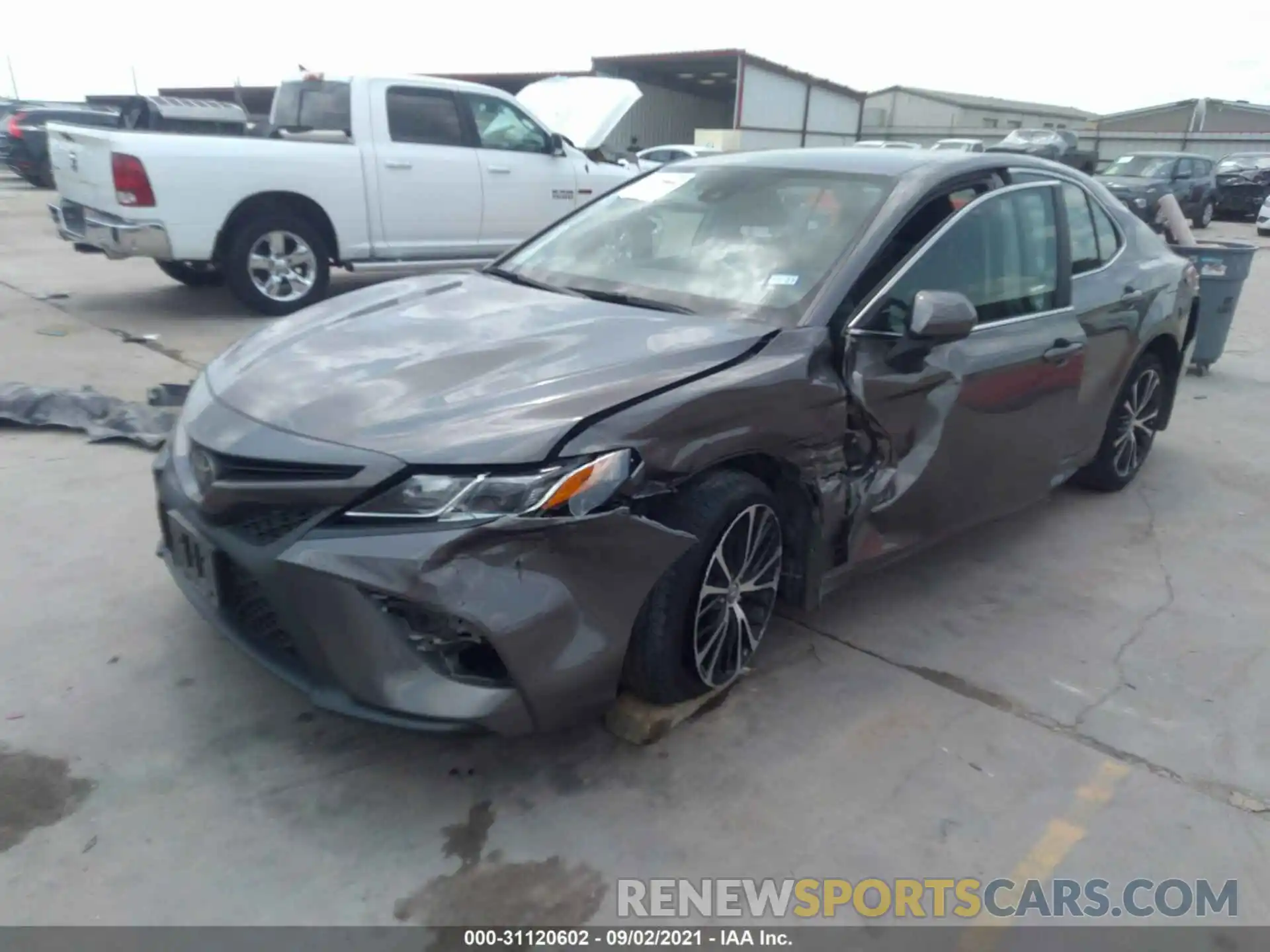 2 Photograph of a damaged car 4T1G11AKXLU317407 TOYOTA CAMRY 2020