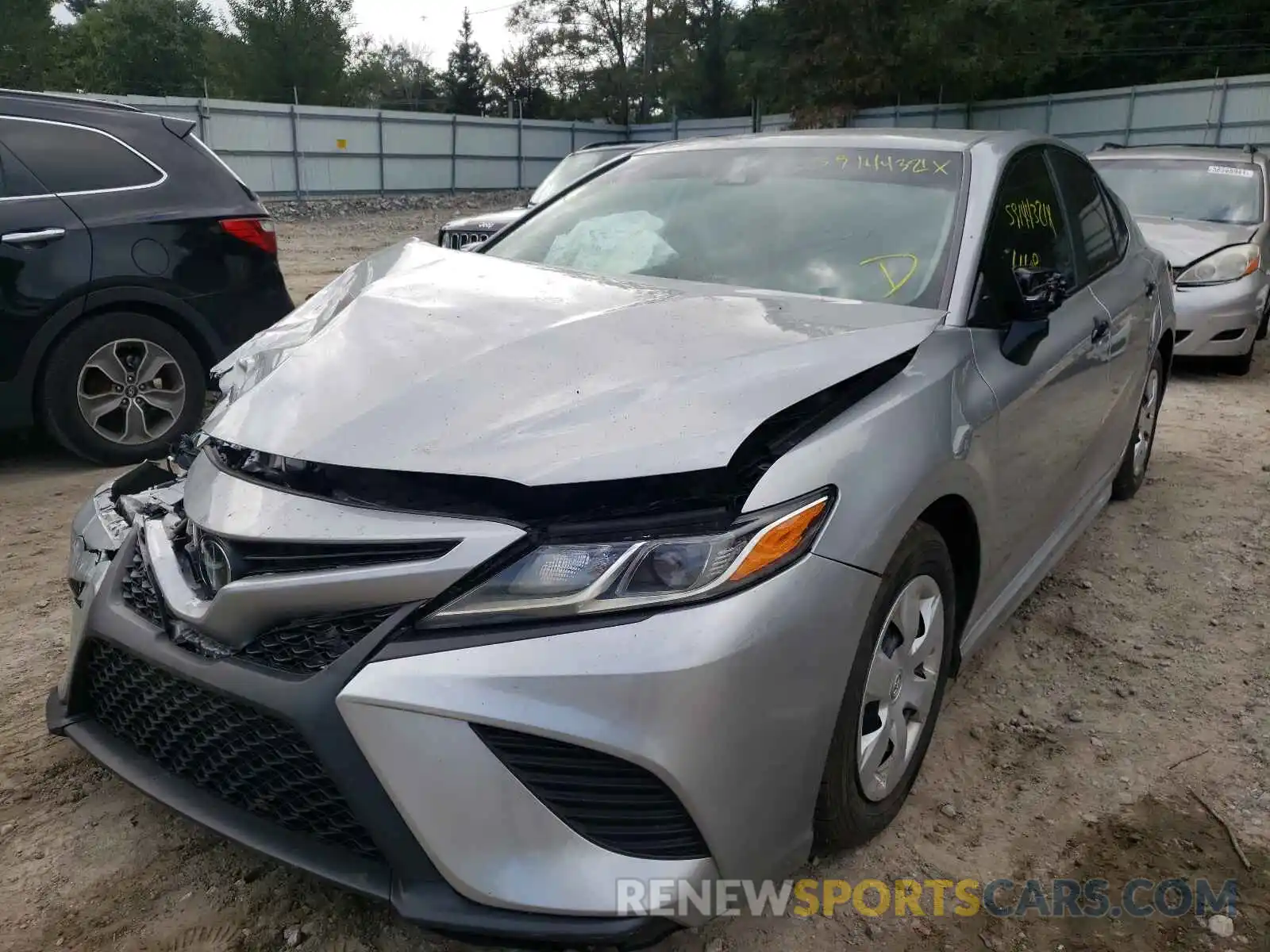 2 Photograph of a damaged car 4T1G11AKXLU321683 TOYOTA CAMRY 2020