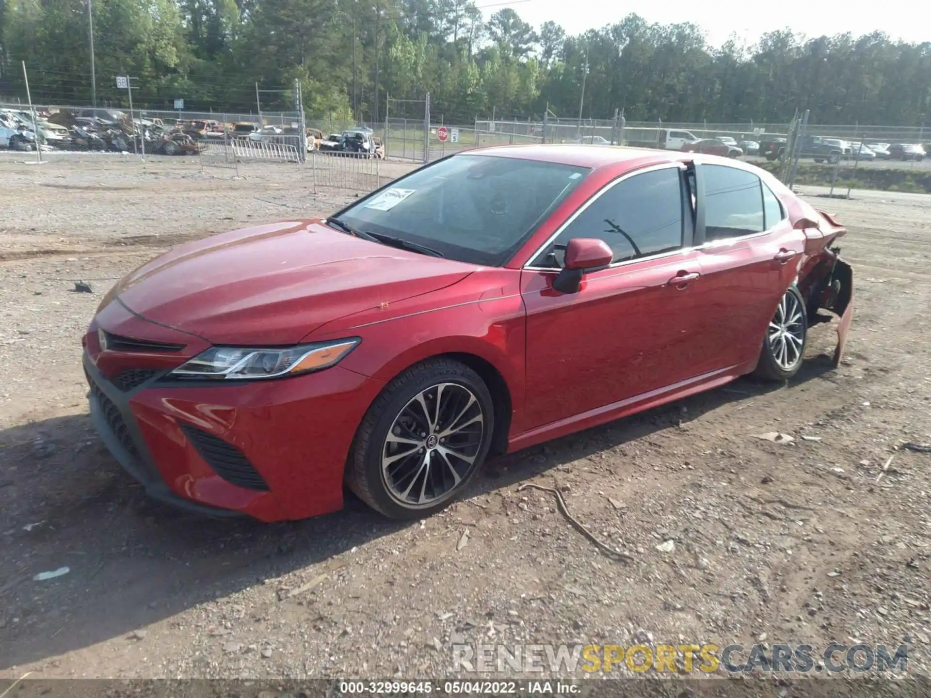 2 Photograph of a damaged car 4T1G11AKXLU323093 TOYOTA CAMRY 2020