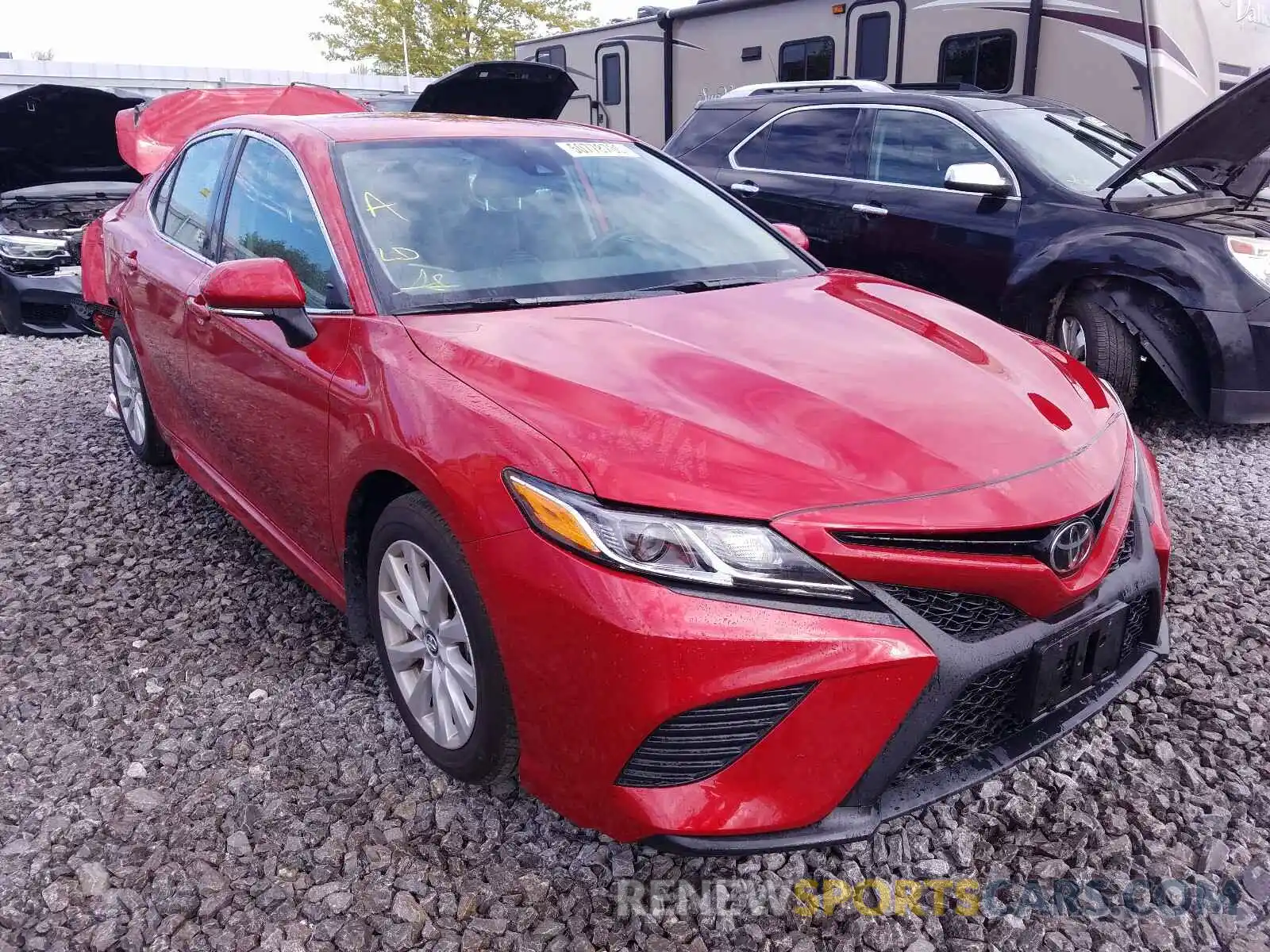 1 Photograph of a damaged car 4T1G11AKXLU323529 TOYOTA CAMRY 2020