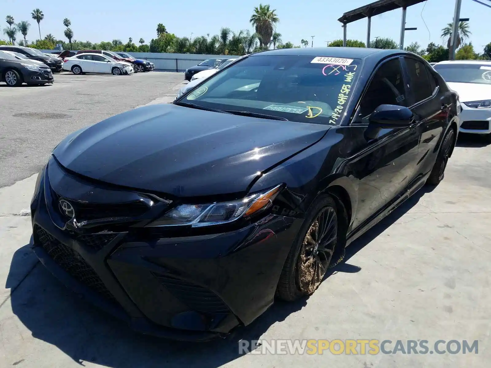 2 Photograph of a damaged car 4T1G11AKXLU326558 TOYOTA CAMRY 2020