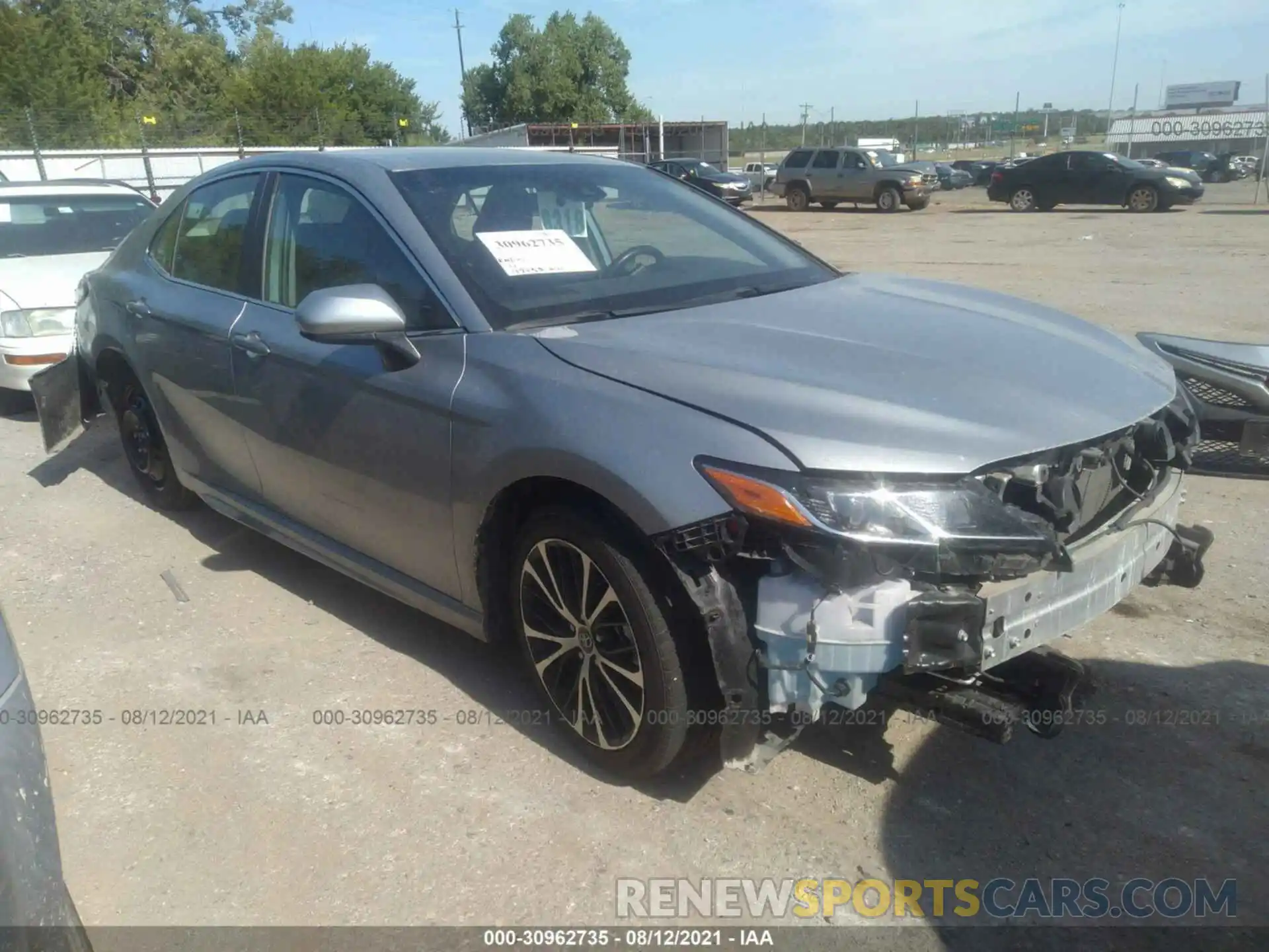 1 Photograph of a damaged car 4T1G11AKXLU326785 TOYOTA CAMRY 2020