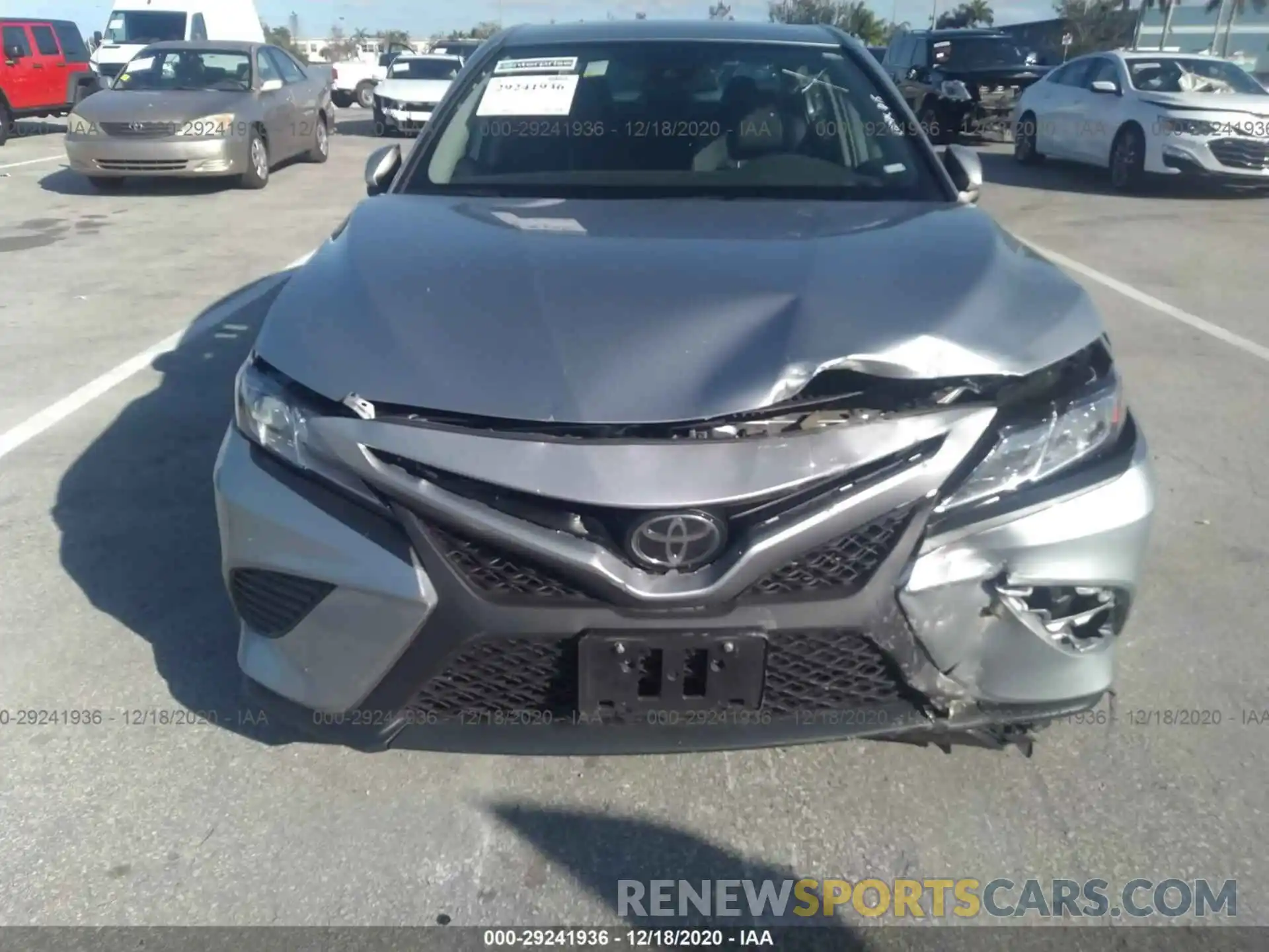 6 Photograph of a damaged car 4T1G11AKXLU326799 TOYOTA CAMRY 2020